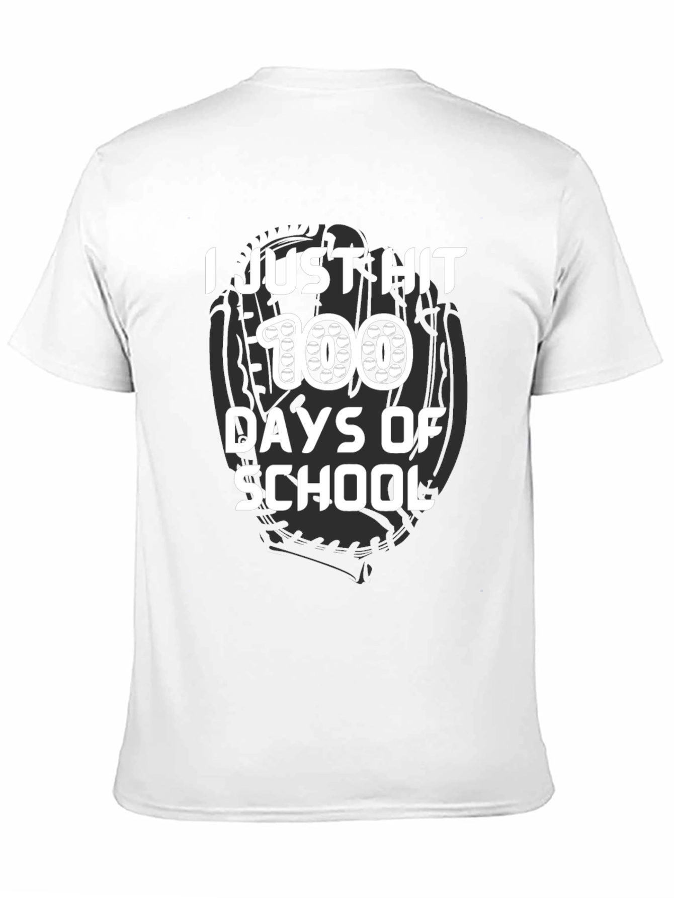 100 Days of School T-Shirt Baseball Theme