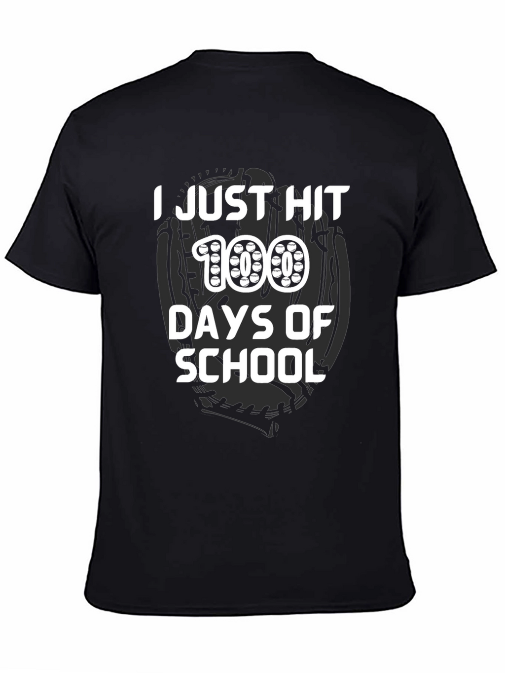 100 Days of School T-Shirt Baseball Theme