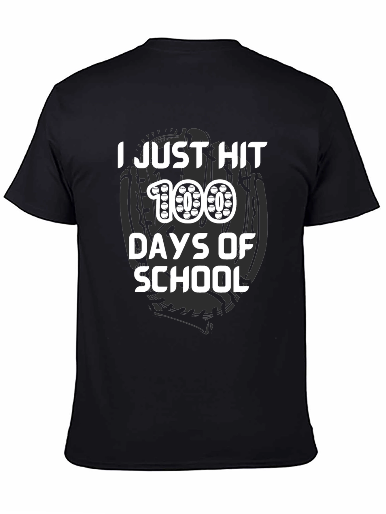 100 Days of School T-Shirt Baseball Theme