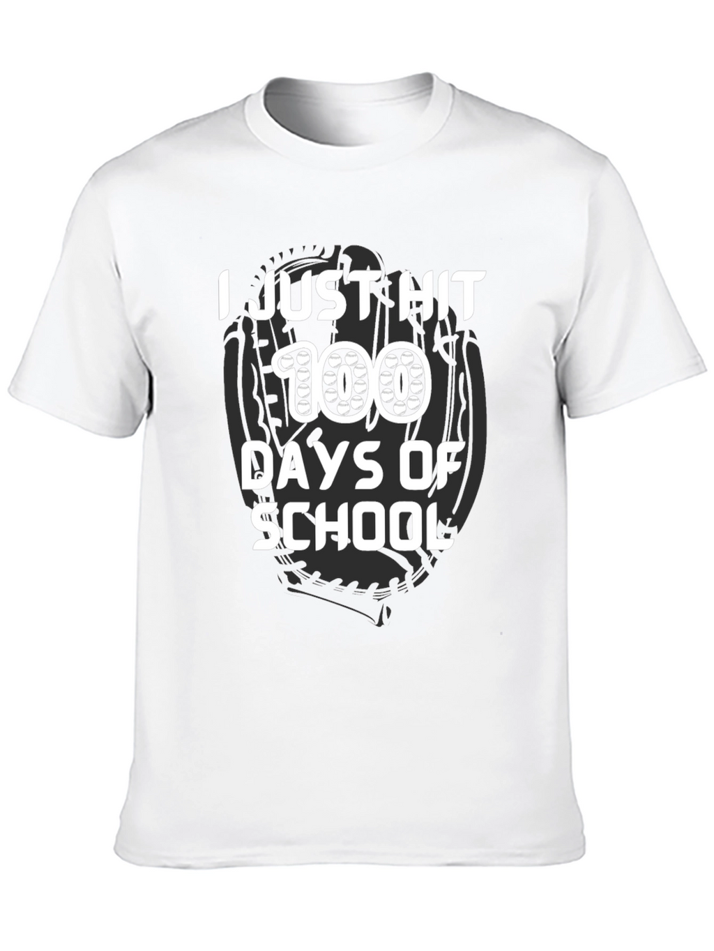 100 Days of School T-Shirt Baseball Theme