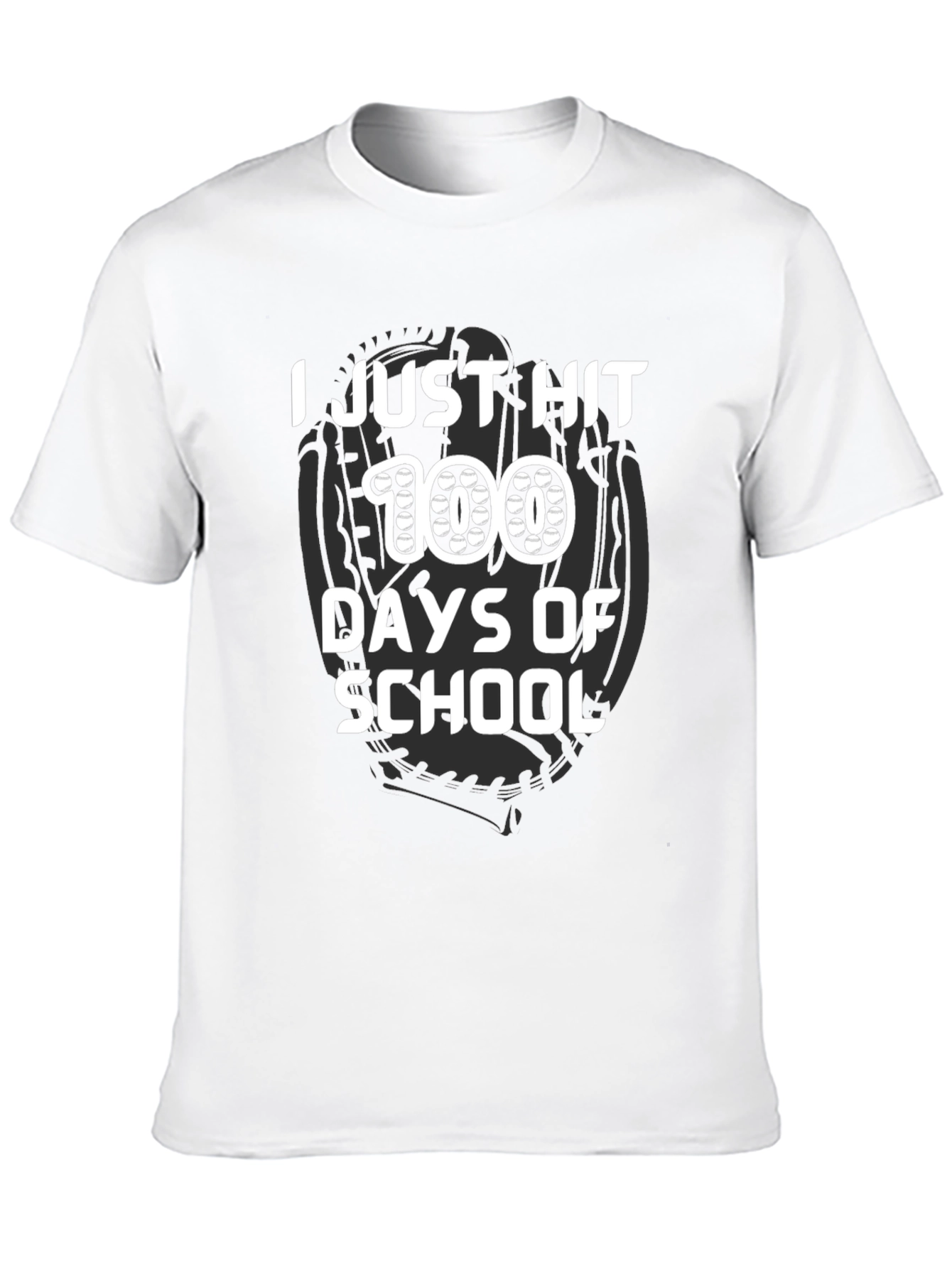 100 Days of School T-Shirt Baseball Theme
