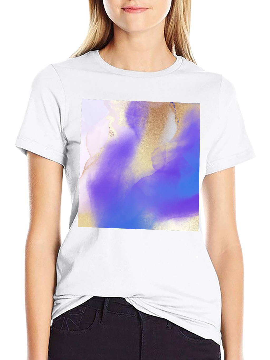 Abstract Art T-Shirt - Black