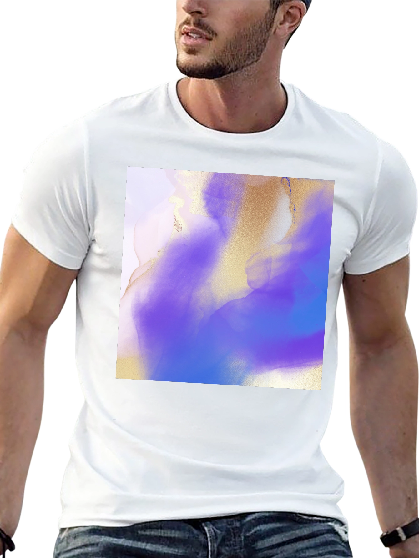 Abstract Art T-Shirt - Black