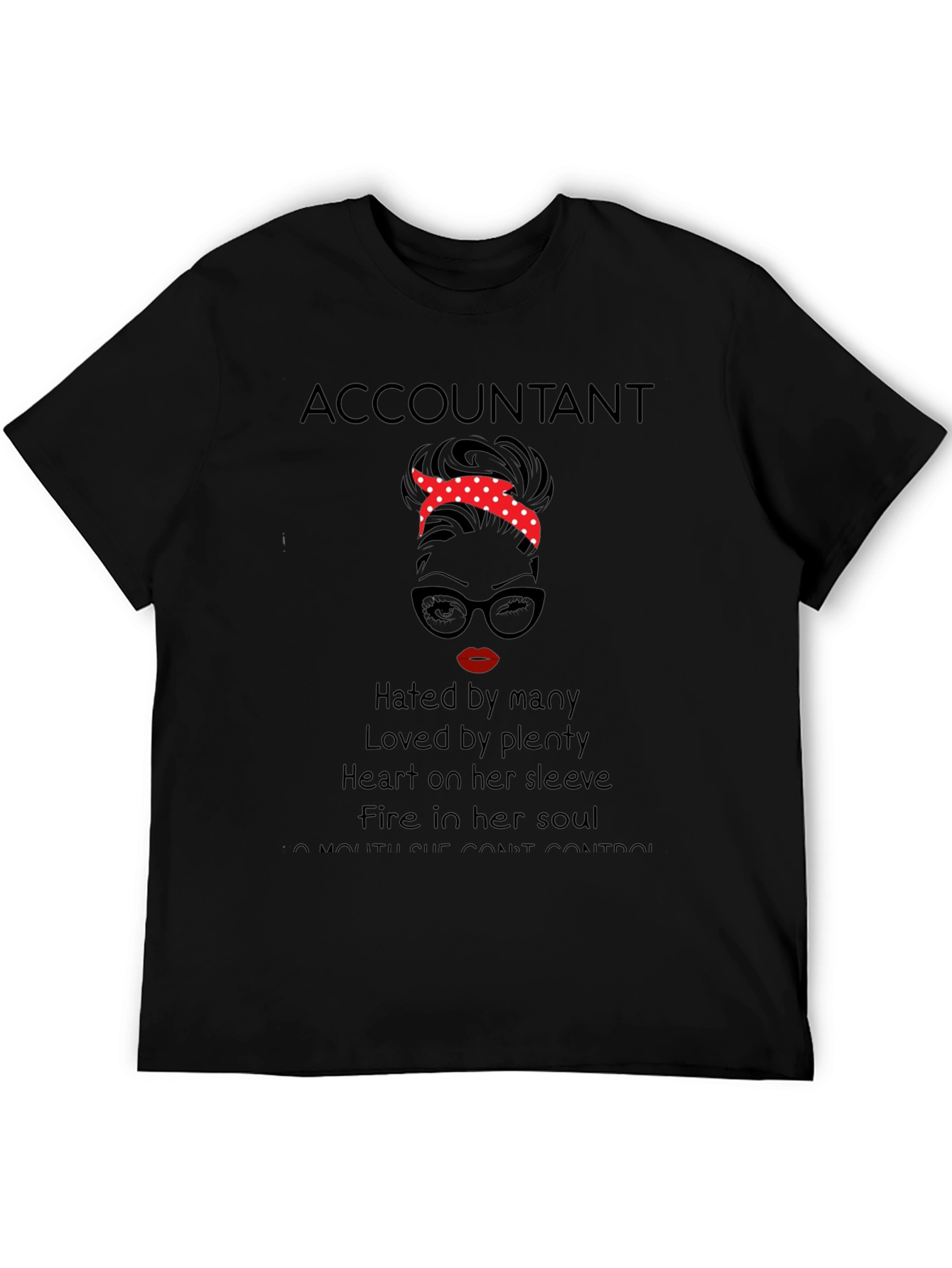 Accountant Graphic T-Shirt - Hated by Many