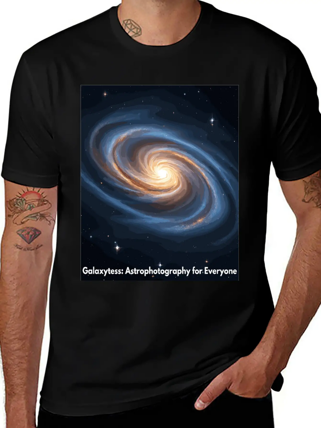 "Galaxytess: Capturing The Beauty Of The Cosmos" Unisex Cotton Tee – Relaxed Fit For Any Occasion
