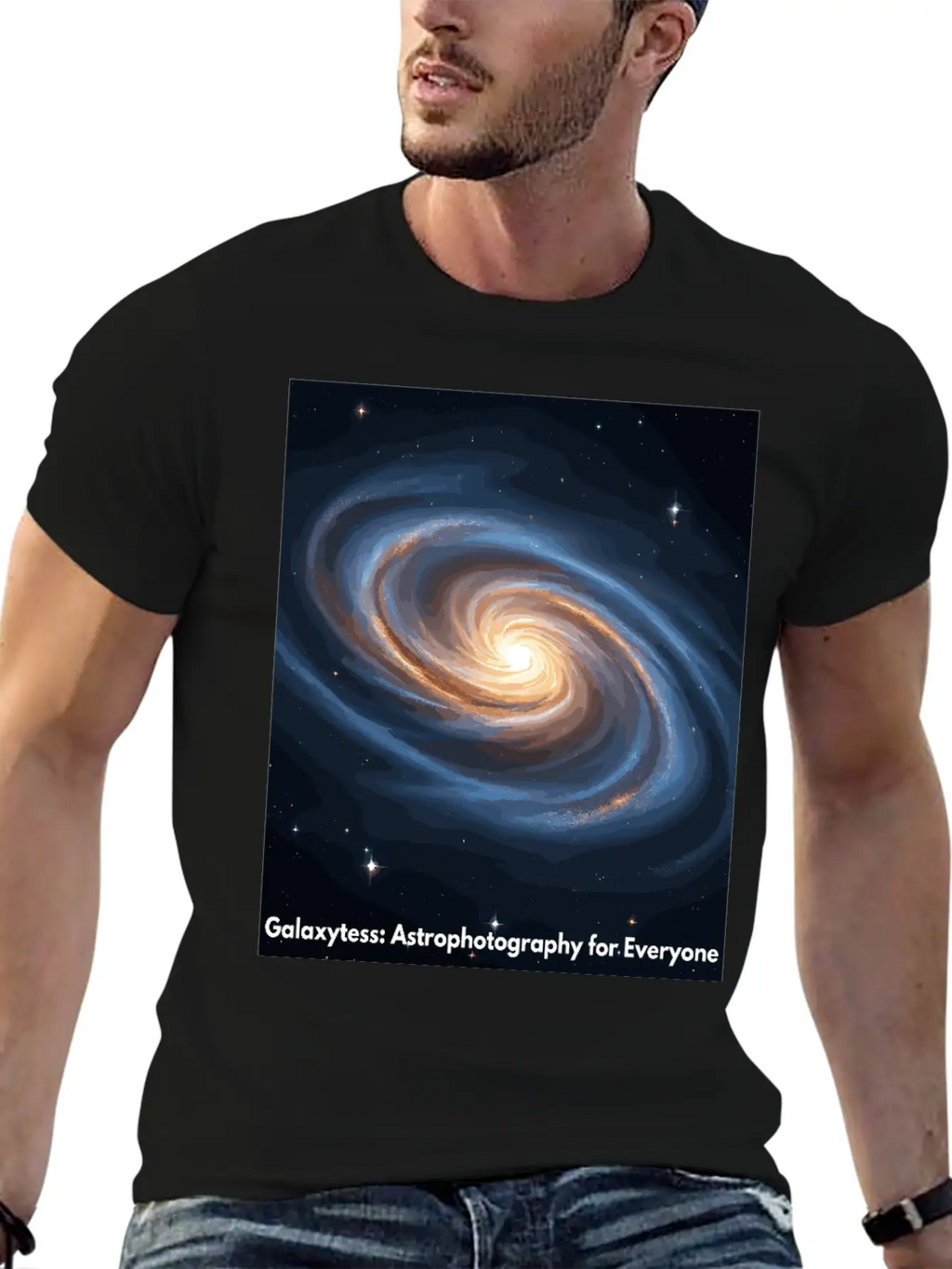 "Galaxytess: Capturing The Beauty Of The Cosmos" Unisex Cotton Tee – Relaxed Fit For Any Occasion