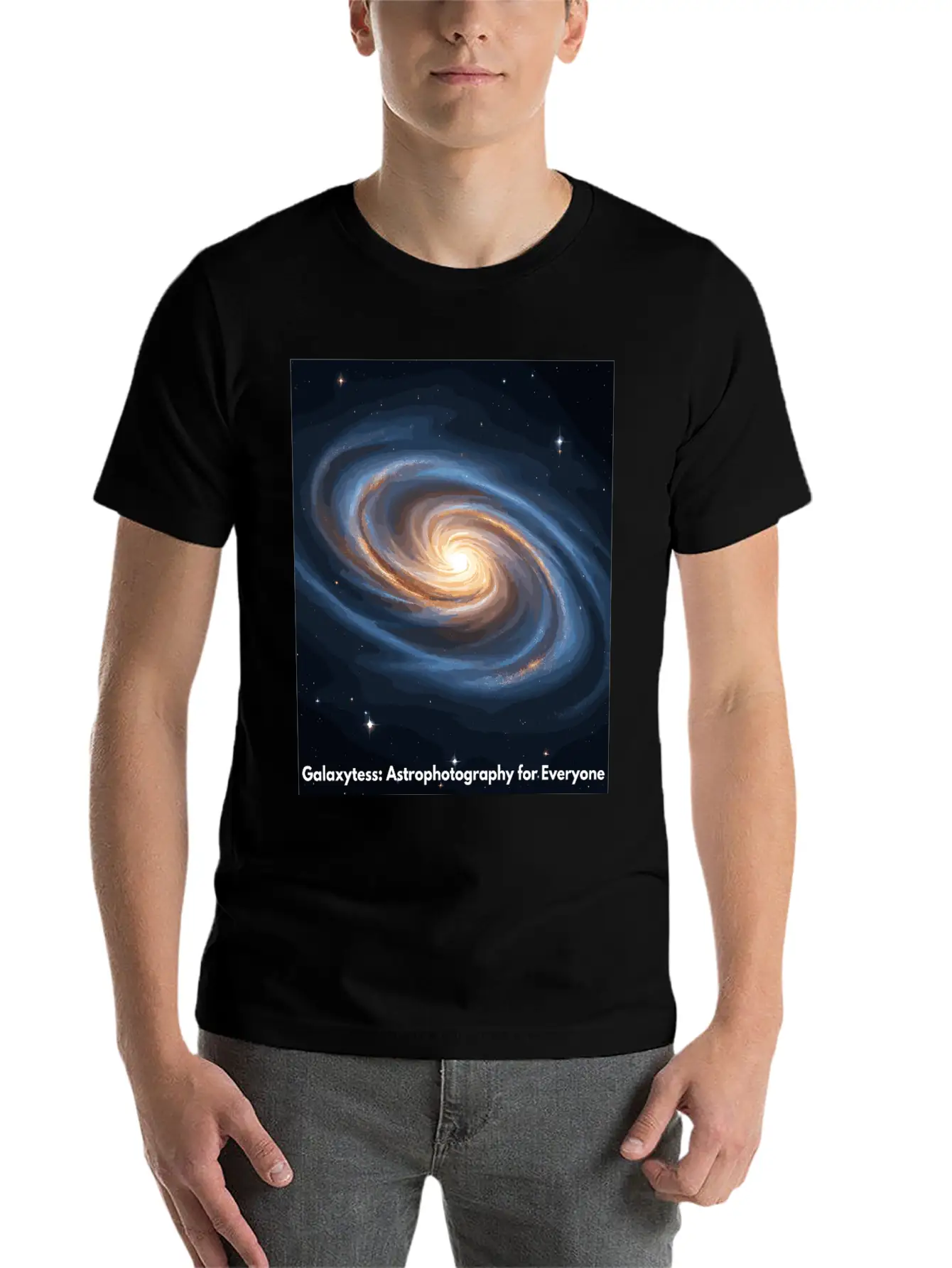 "Galaxytess: Capturing The Beauty Of The Cosmos" Unisex Cotton Tee – Relaxed Fit For Any Occasion