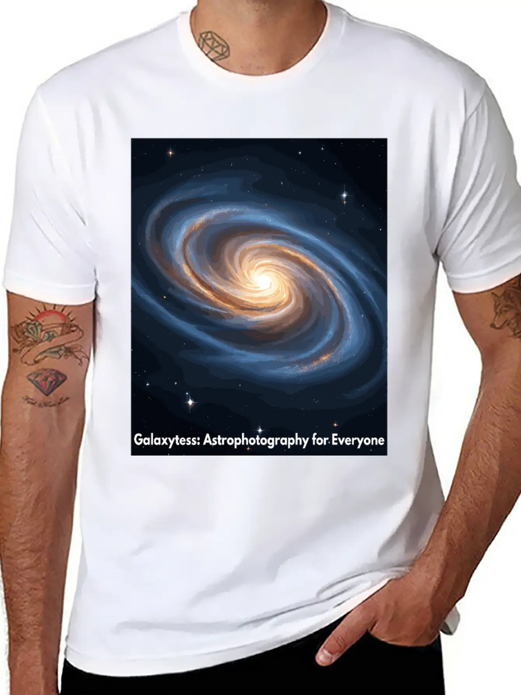 "Galaxytess: Capturing The Beauty Of The Cosmos" Unisex Cotton Tee – Relaxed Fit For Any Occasion
