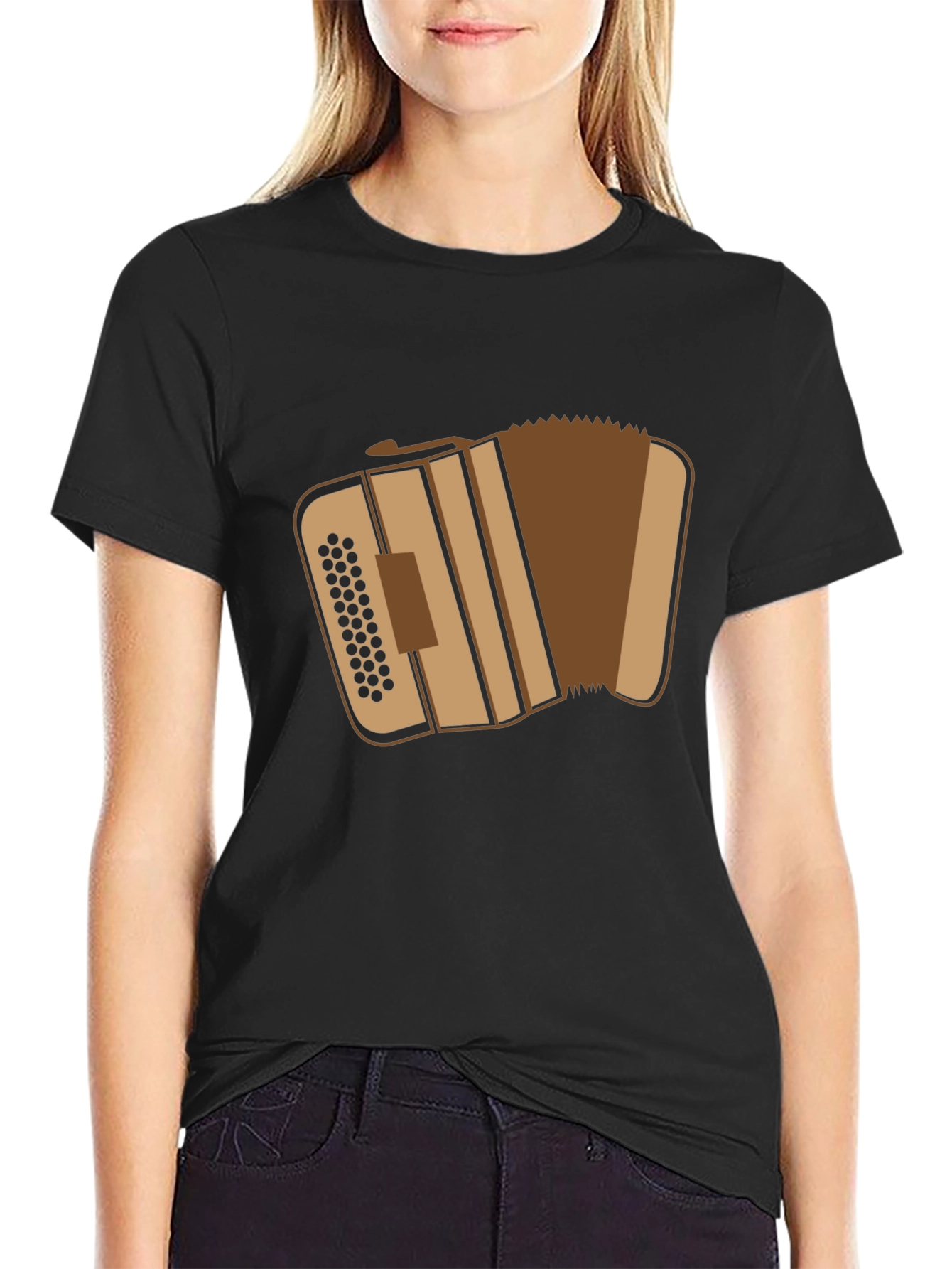 Accordion Graphic T-Shirt - Musicians Tee