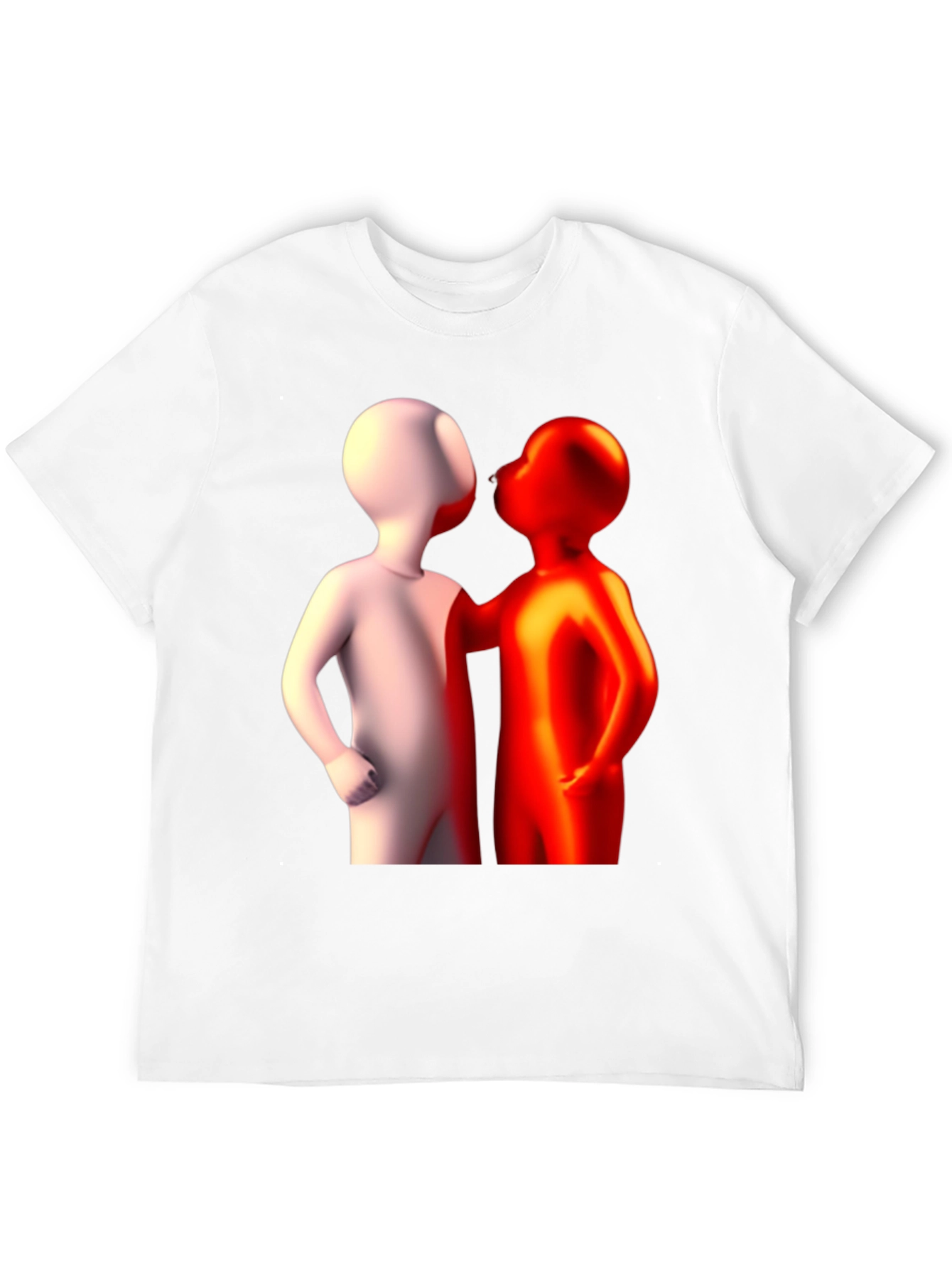 Abstract Figures Graphic Tee - Black