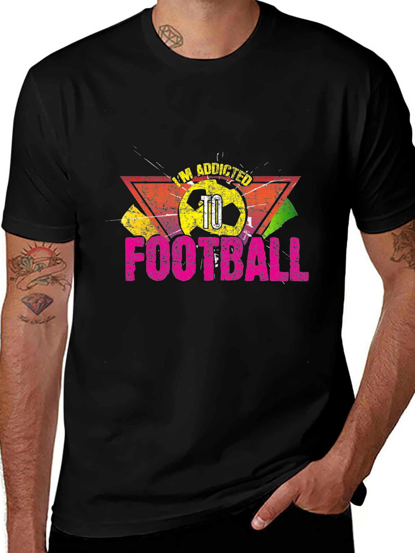 Addicted to Football Graphic Tee