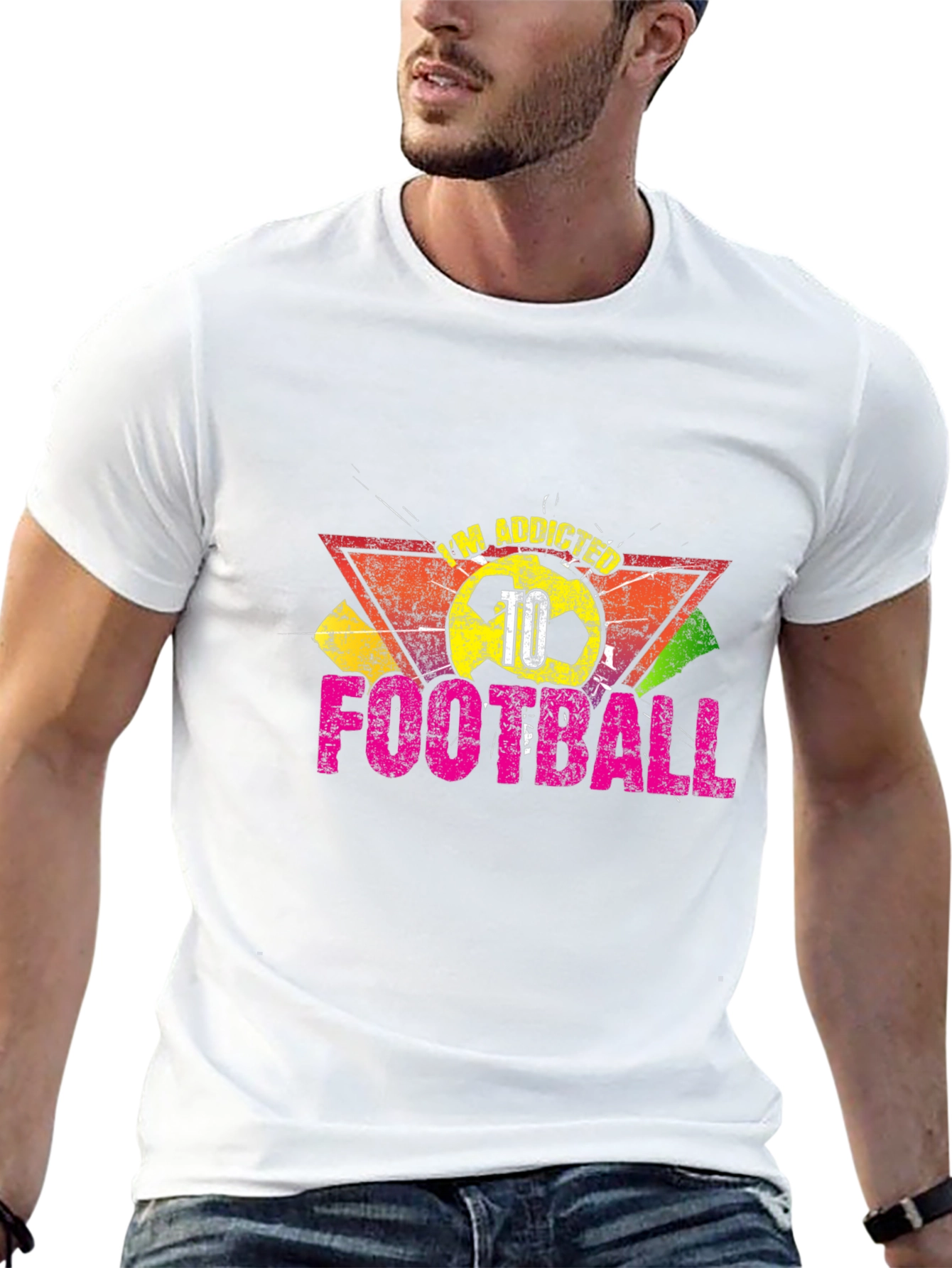 Addicted to Football Graphic Tee