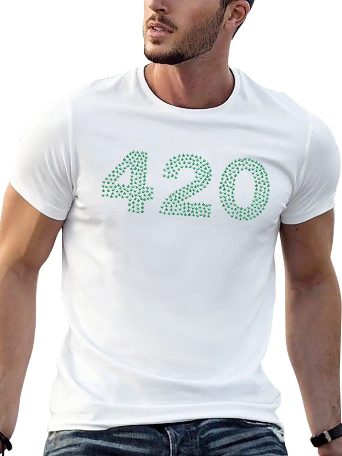 420 Graphic T-Shirt - Novelty Weed Design