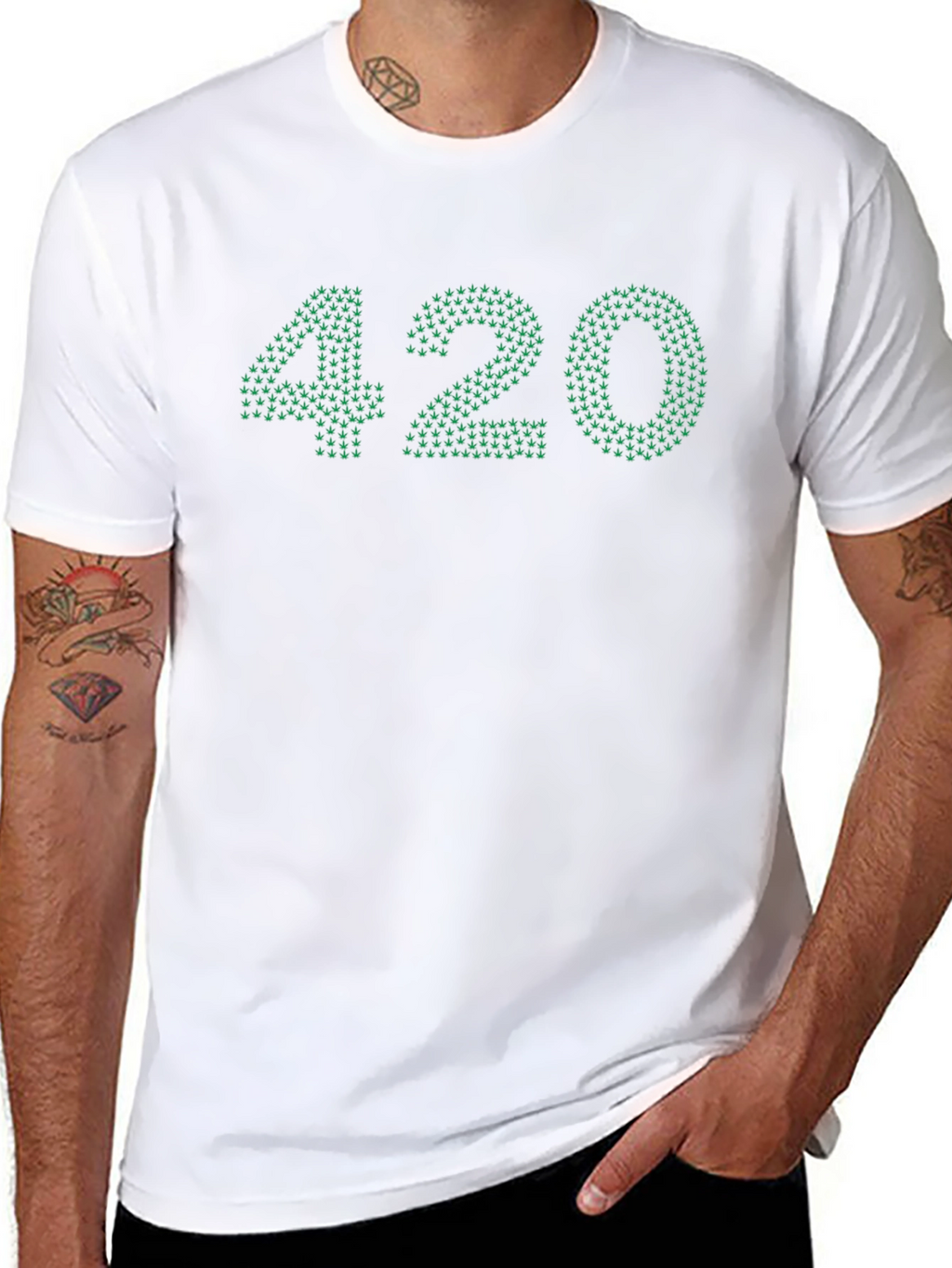 420 Graphic T-Shirt - Novelty Weed Design