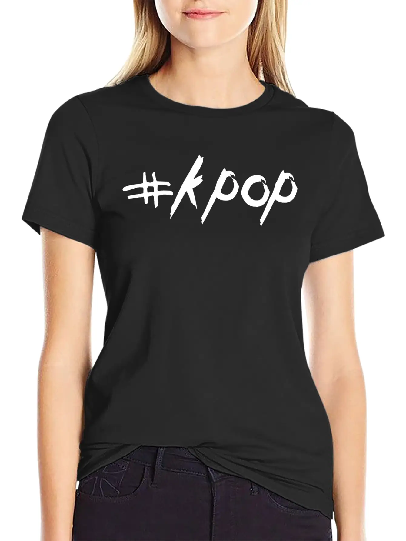 # K POP - Korean POP - KPOP - Streetstyle Design Unisex Short Sleeve Soft Cotton T-Shirt – Casual Everyday Wear