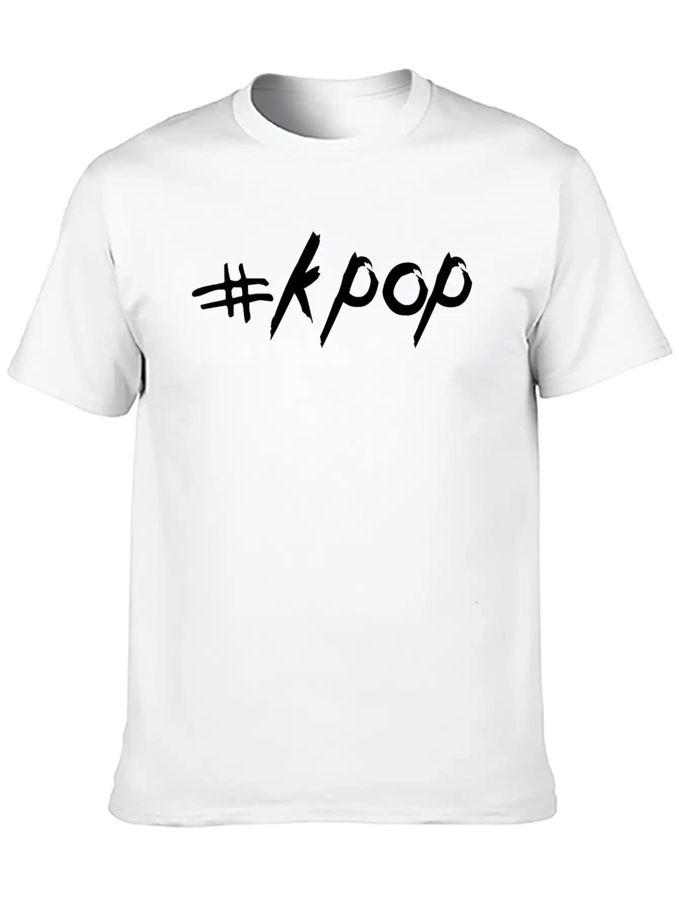# K POP - Korean POP - KPOP - Streetstyle Design Unisex Short Sleeve Soft Cotton T-Shirt – Casual Everyday Wear