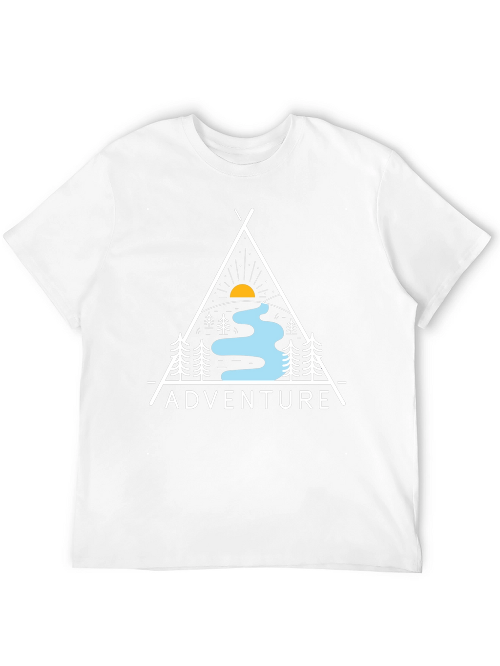 Adventure Graphic Print Black T-Shirt