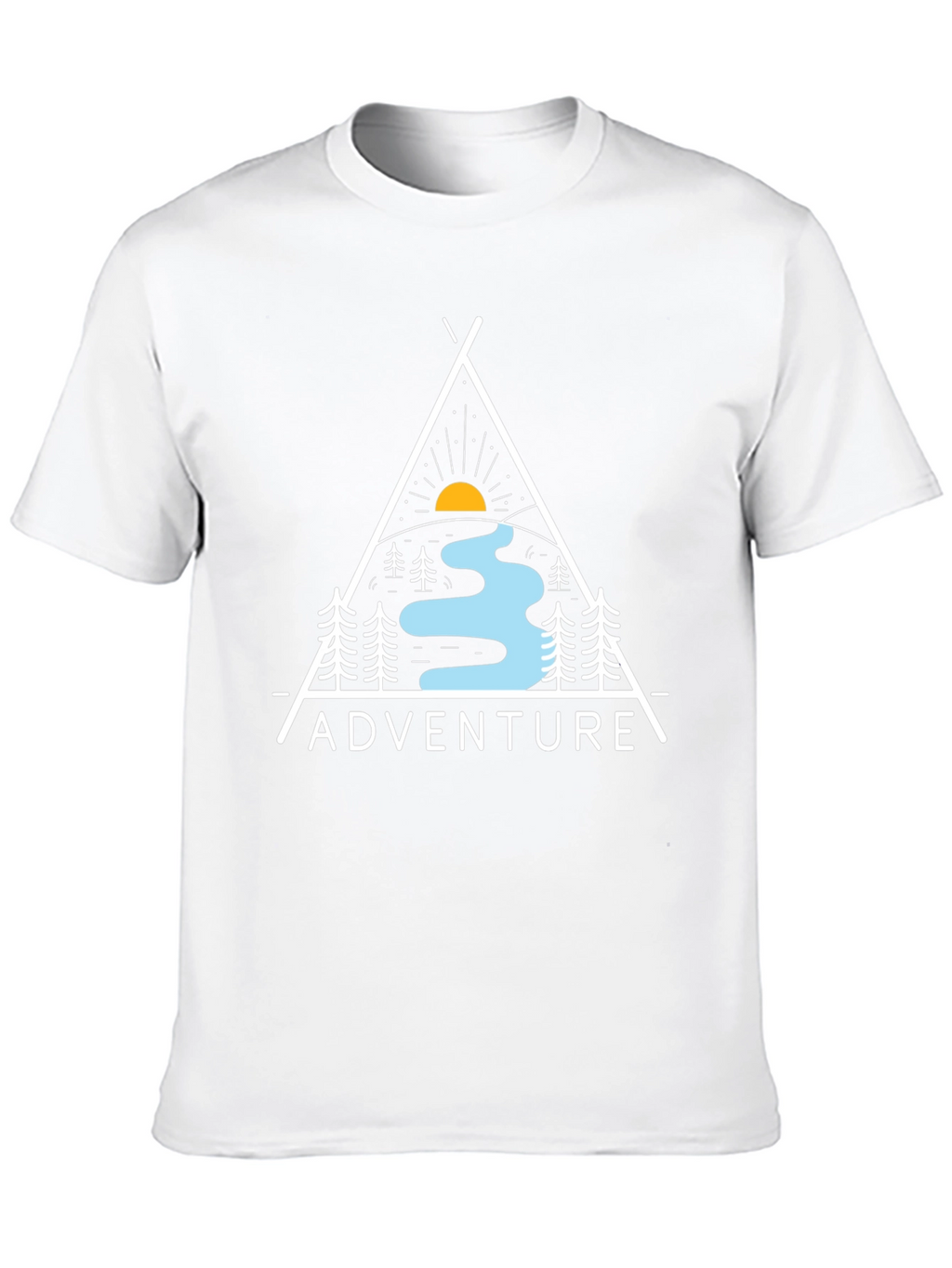 Adventure Graphic Print Black T-Shirt
