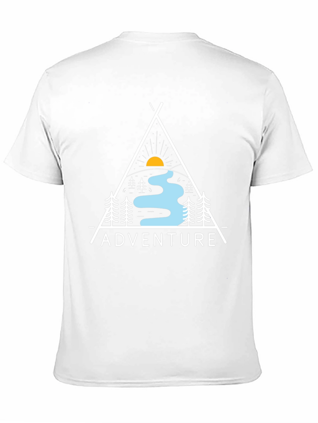 Adventure Graphic Print Black T-Shirt