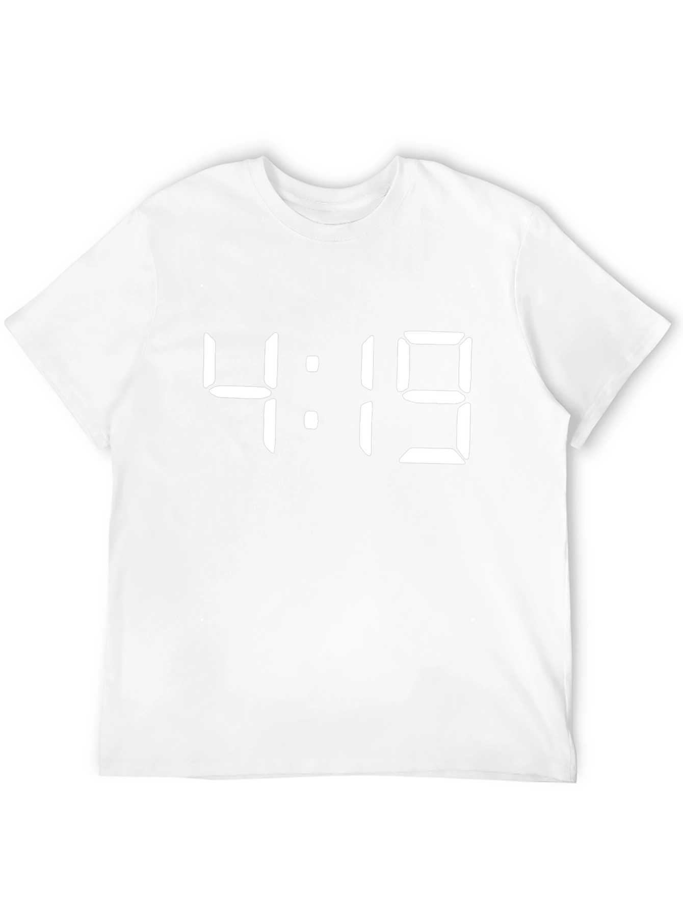 4:19 Time Display T-Shirt - Cool Digital Clock Design