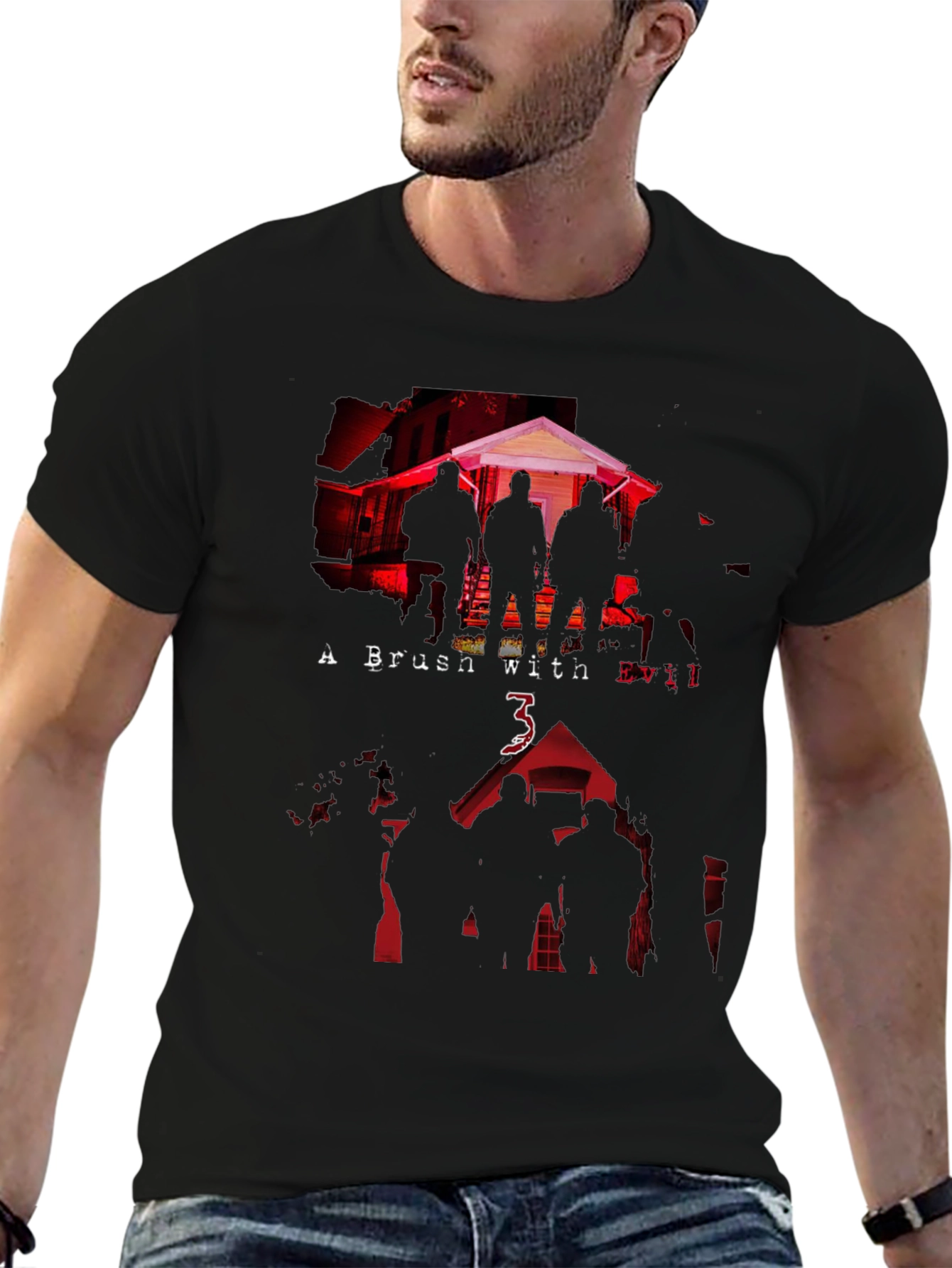A Brush with Evil Graphic Tee