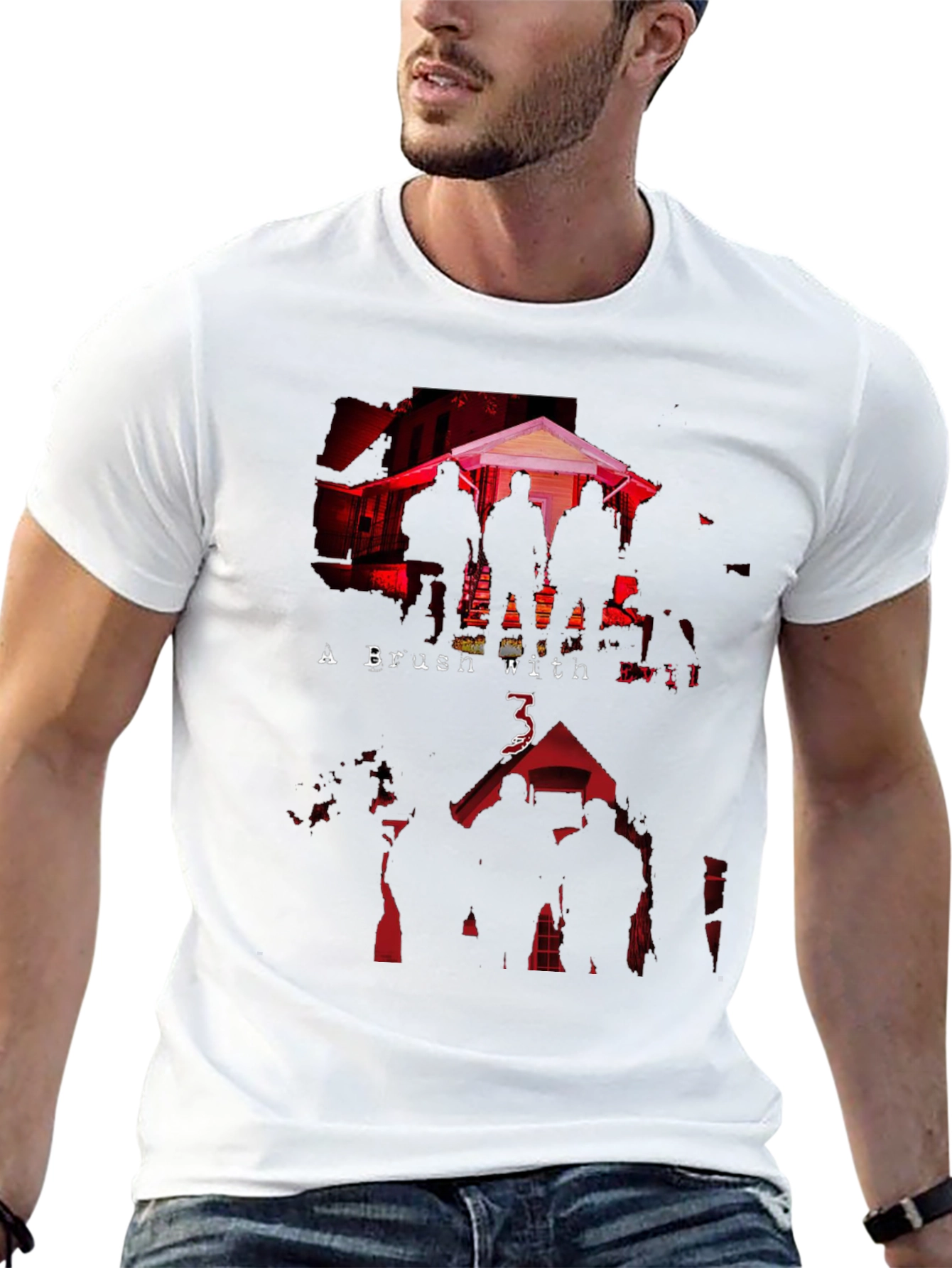 A Brush with Evil Graphic Tee