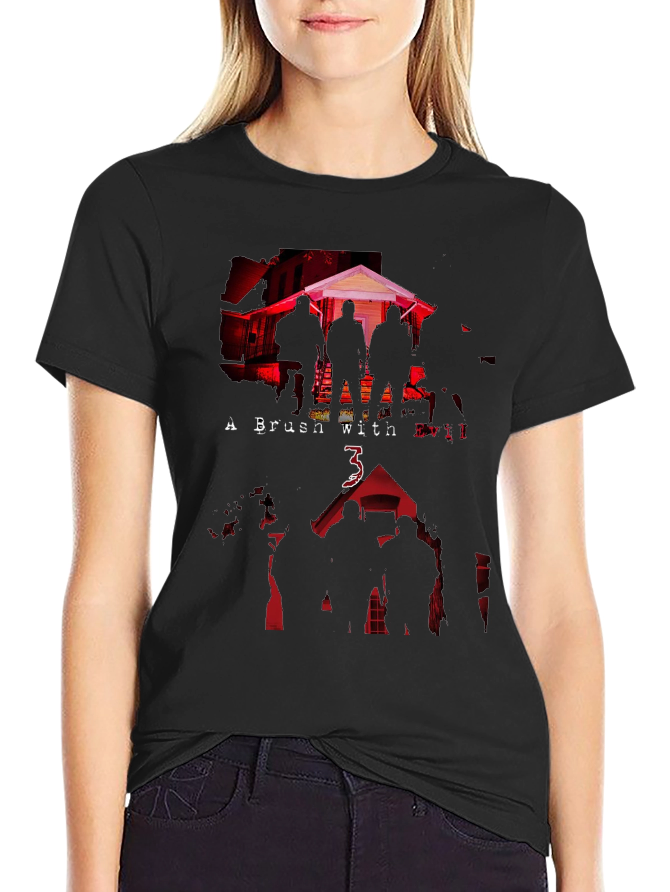 A Brush with Evil Graphic Tee