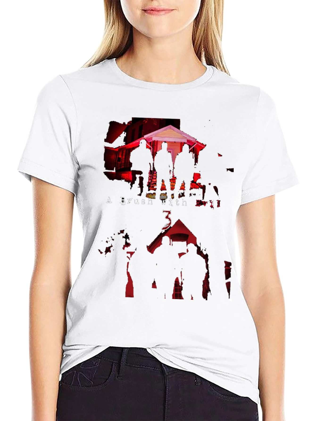 A Brush with Evil Graphic Tee