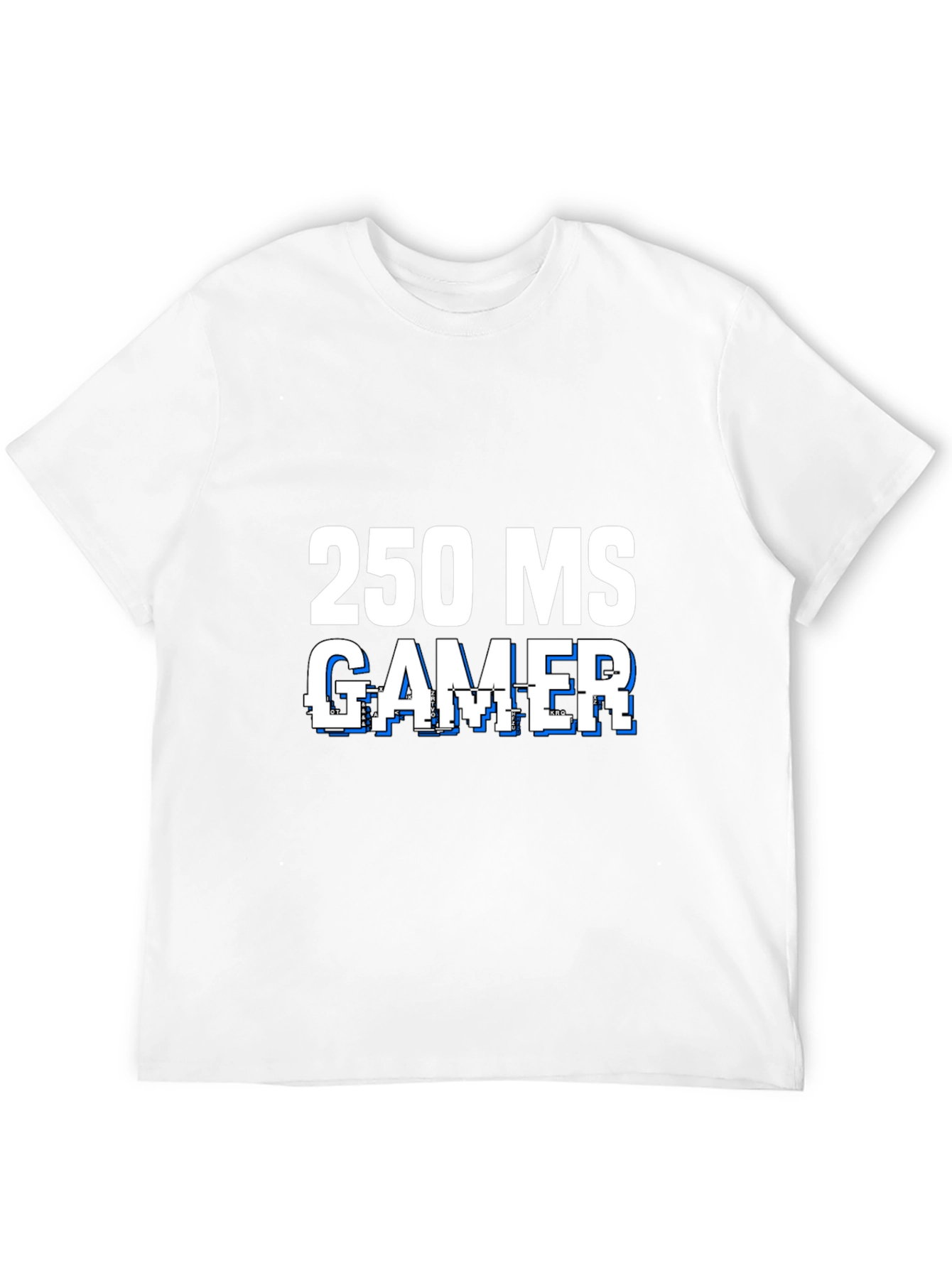 250 MS Gamer Black T-Shirt - Funny Gaming Tee