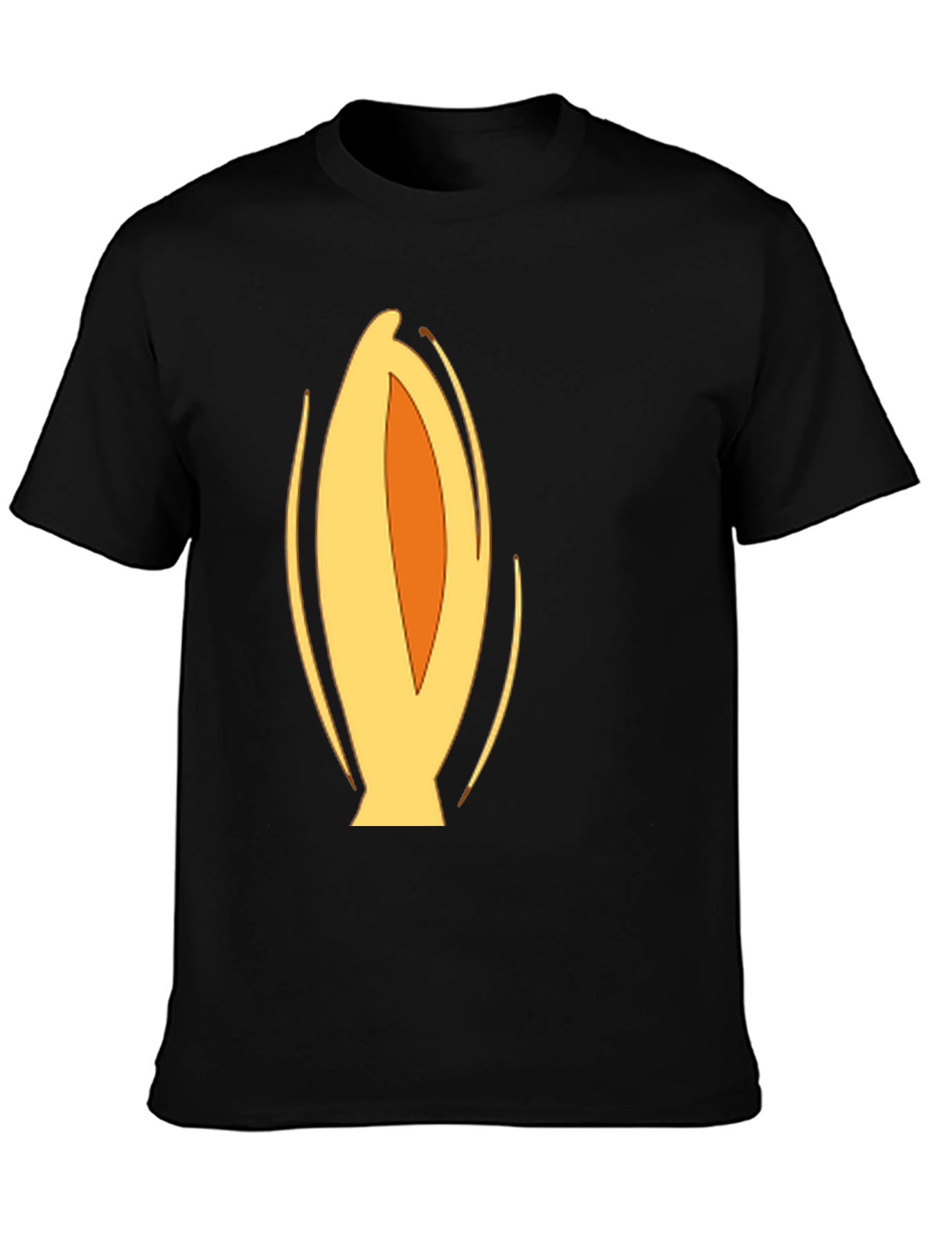 Abstract Rocket Black T-Shirt