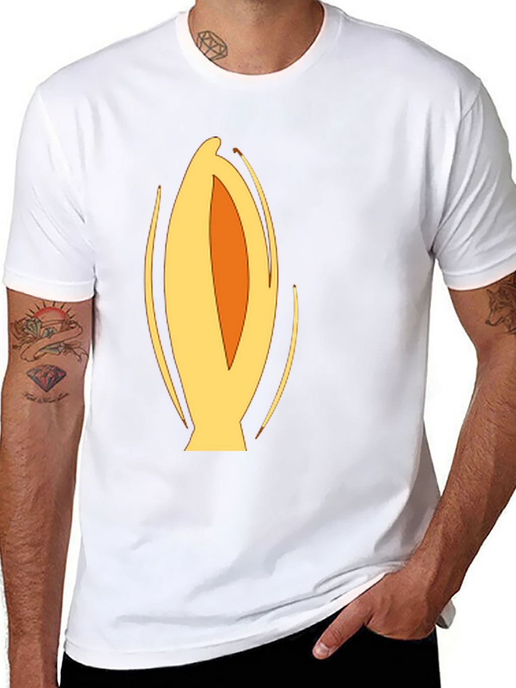 Abstract Rocket Black T-Shirt