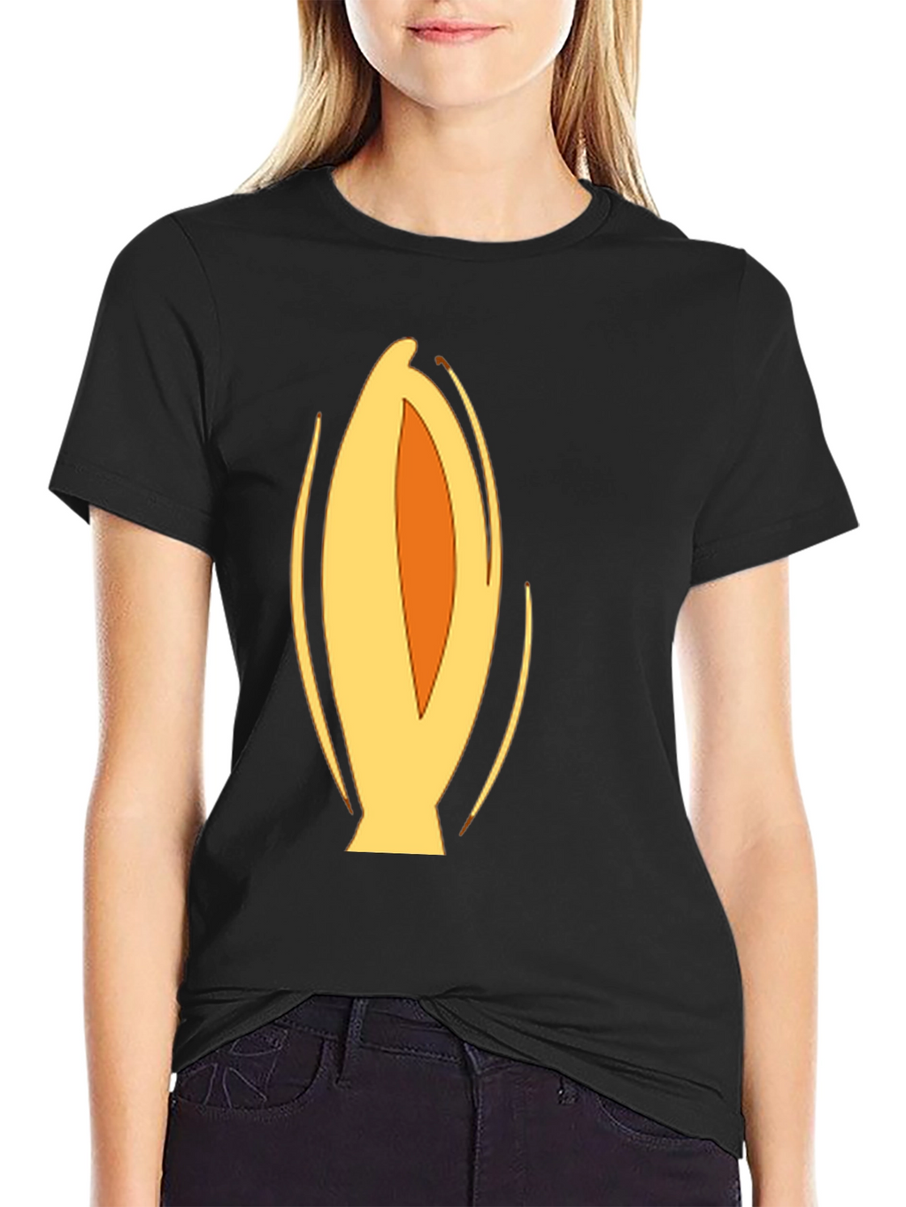 Abstract Rocket Black T-Shirt