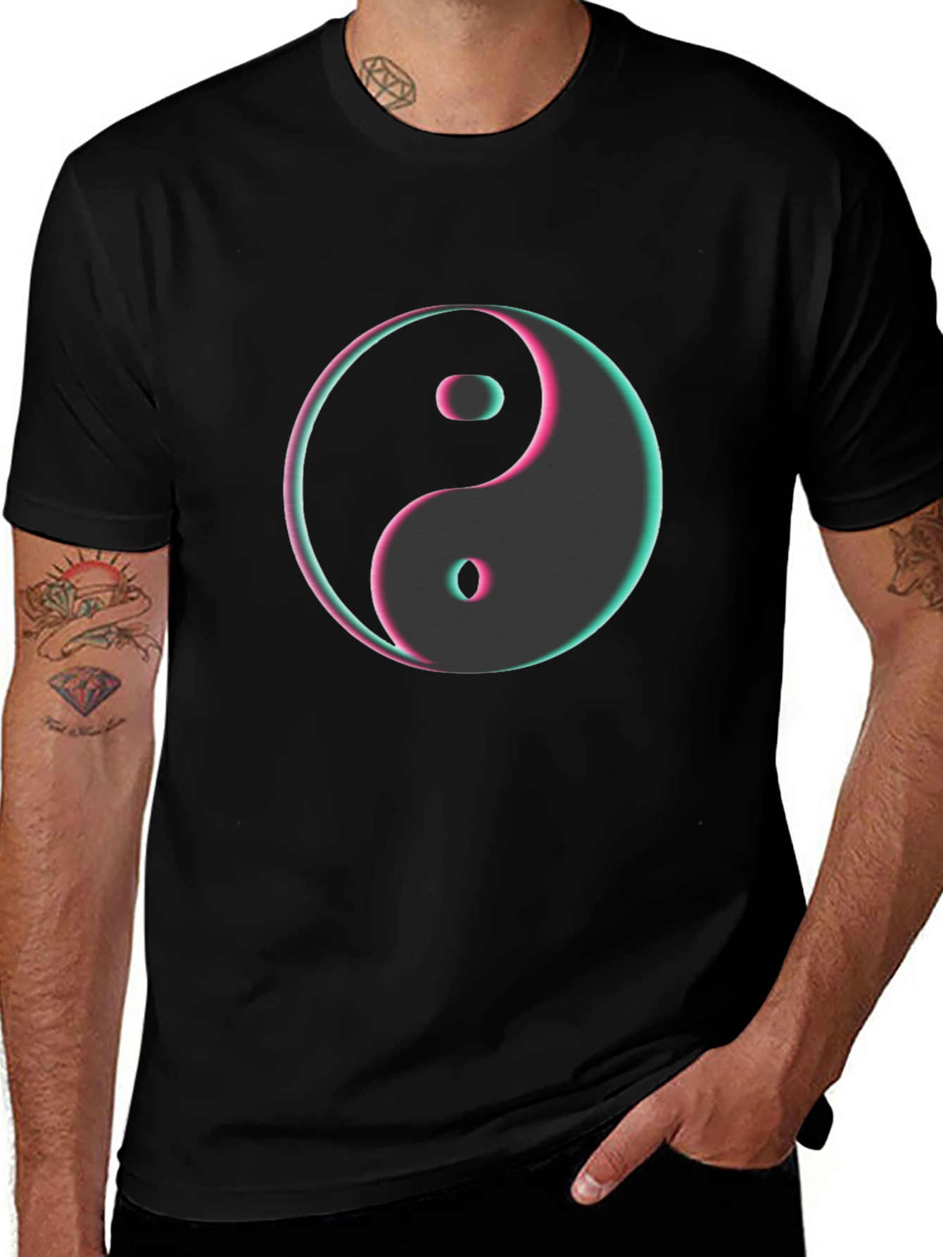 Yin Yang Graphic Tee - Balance & Style