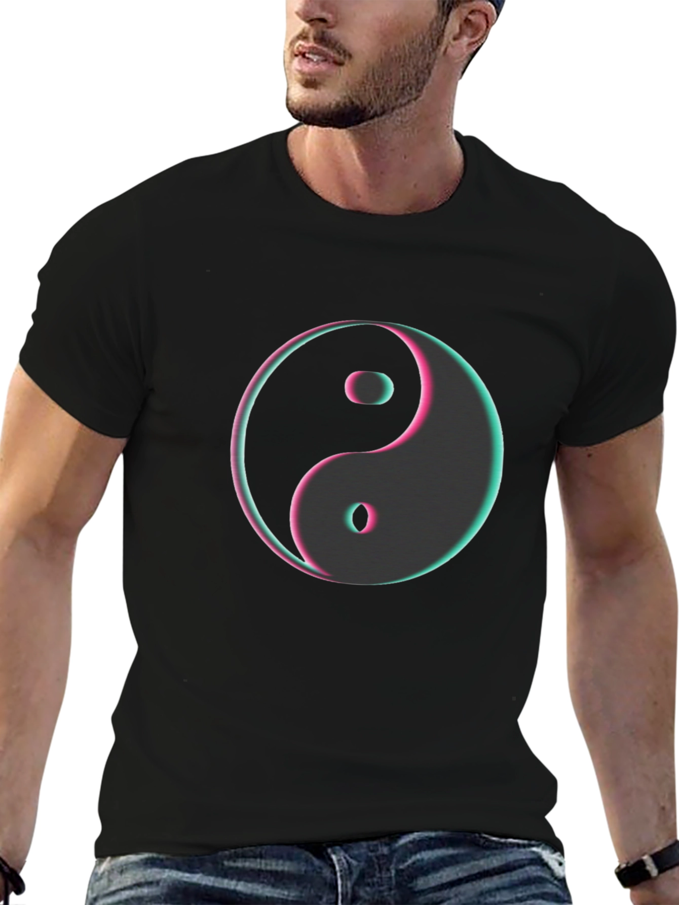 Yin Yang Graphic Tee - Balance & Style