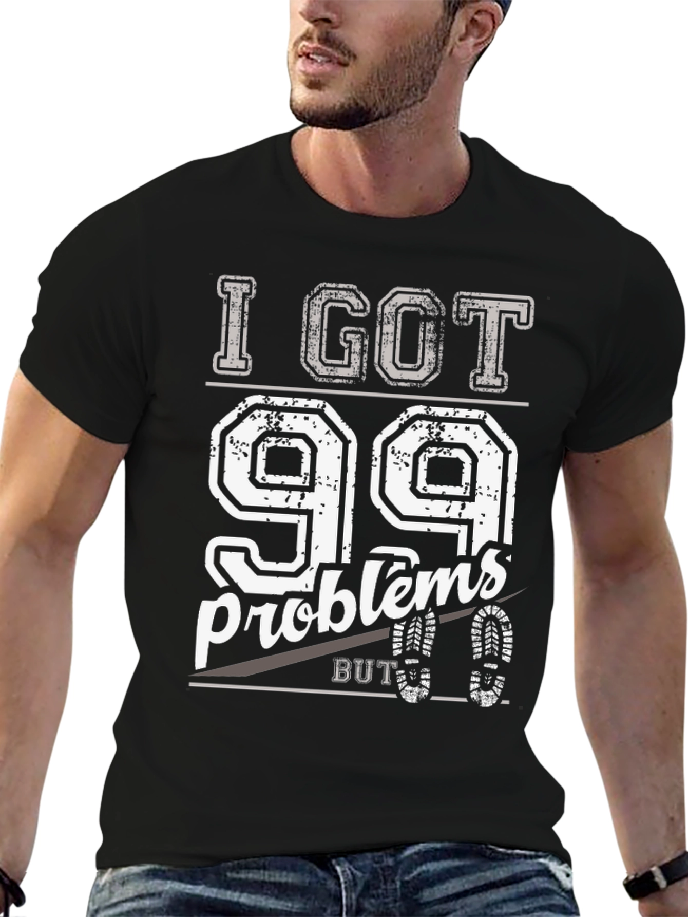 99 Problems Hiking T-Shirt - Black