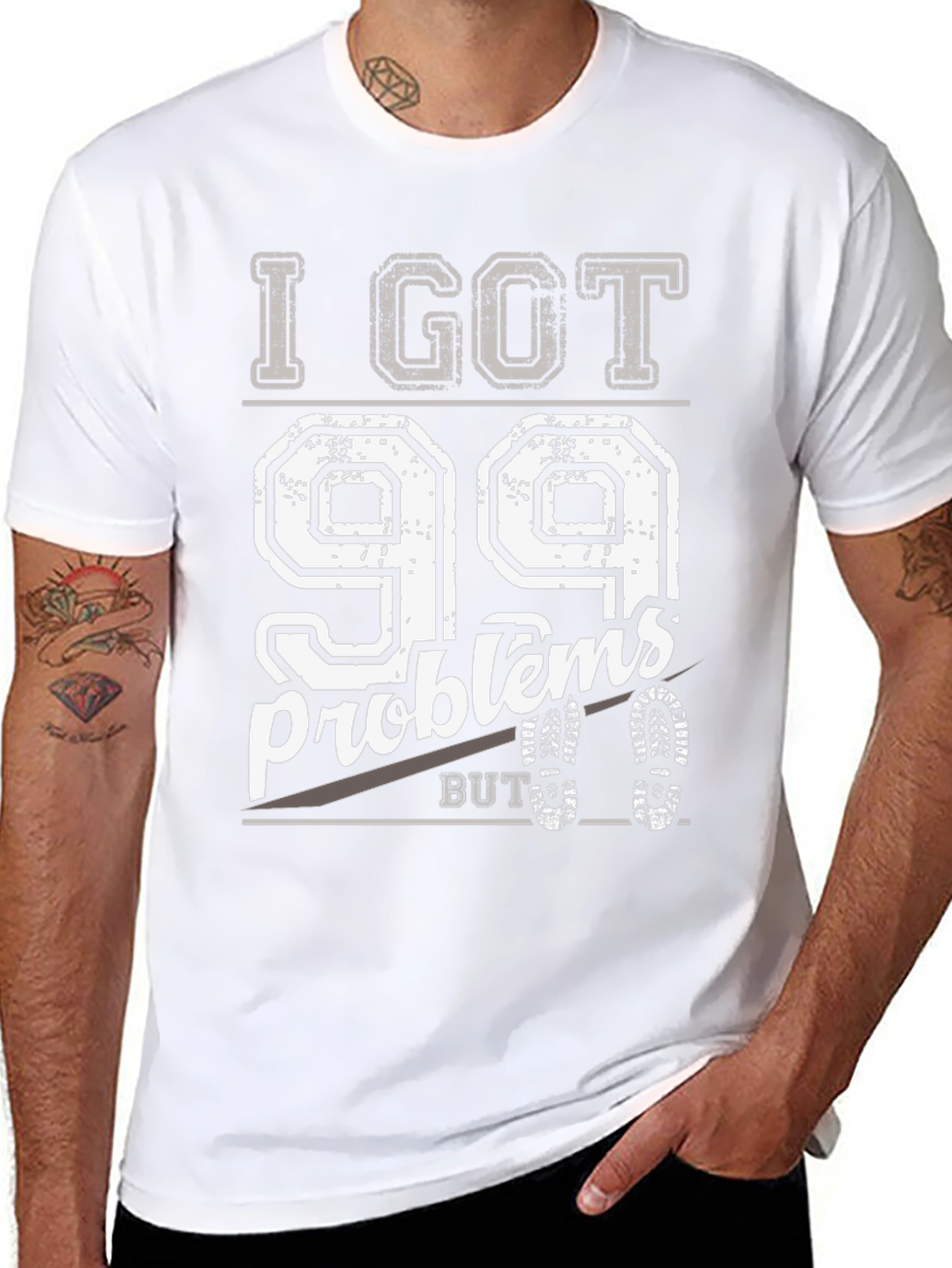99 Problems Hiking T-Shirt - Black