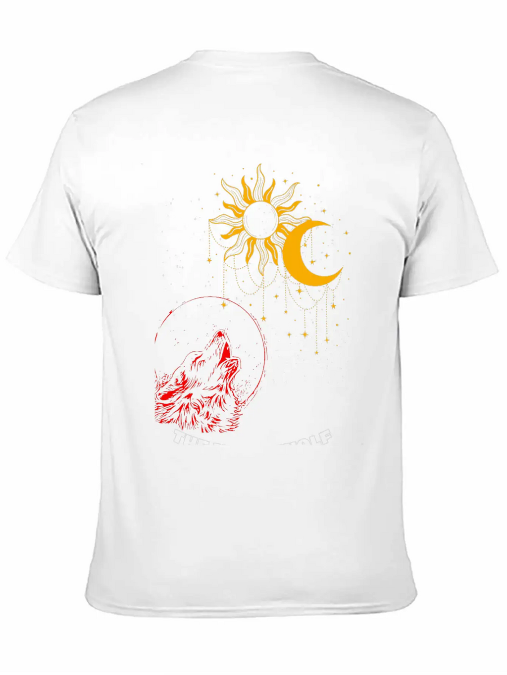 "Night Wolf – Lunar Howl Graphic Tee" Unisex Short Sleeve Soft Cotton T-Shirt – Casual Everyday Wear