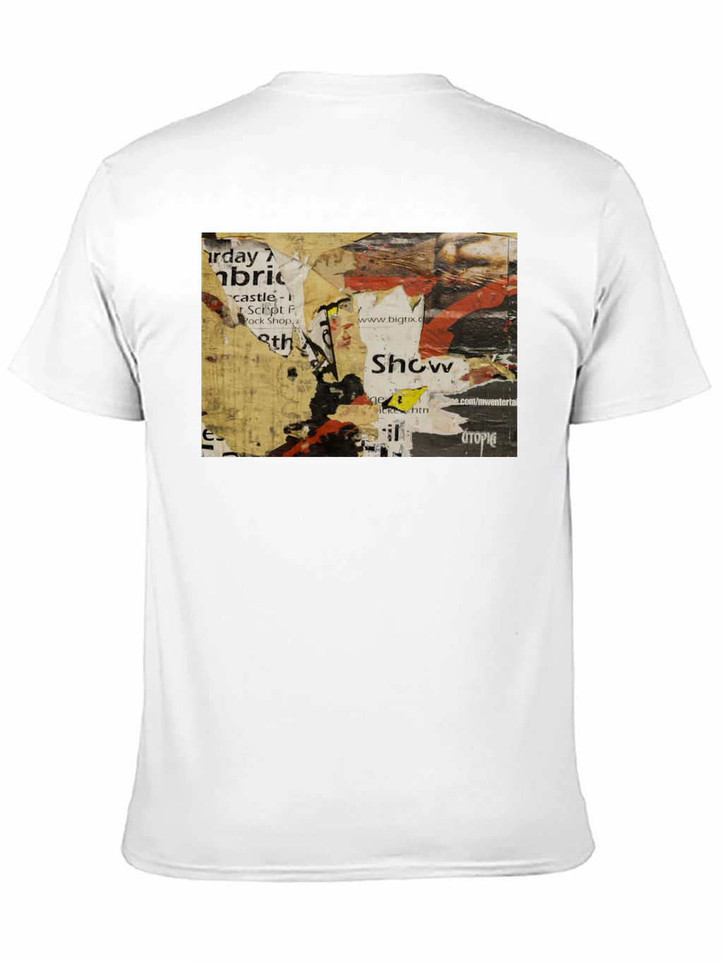 Abstract Urban Art Black T-Shirt