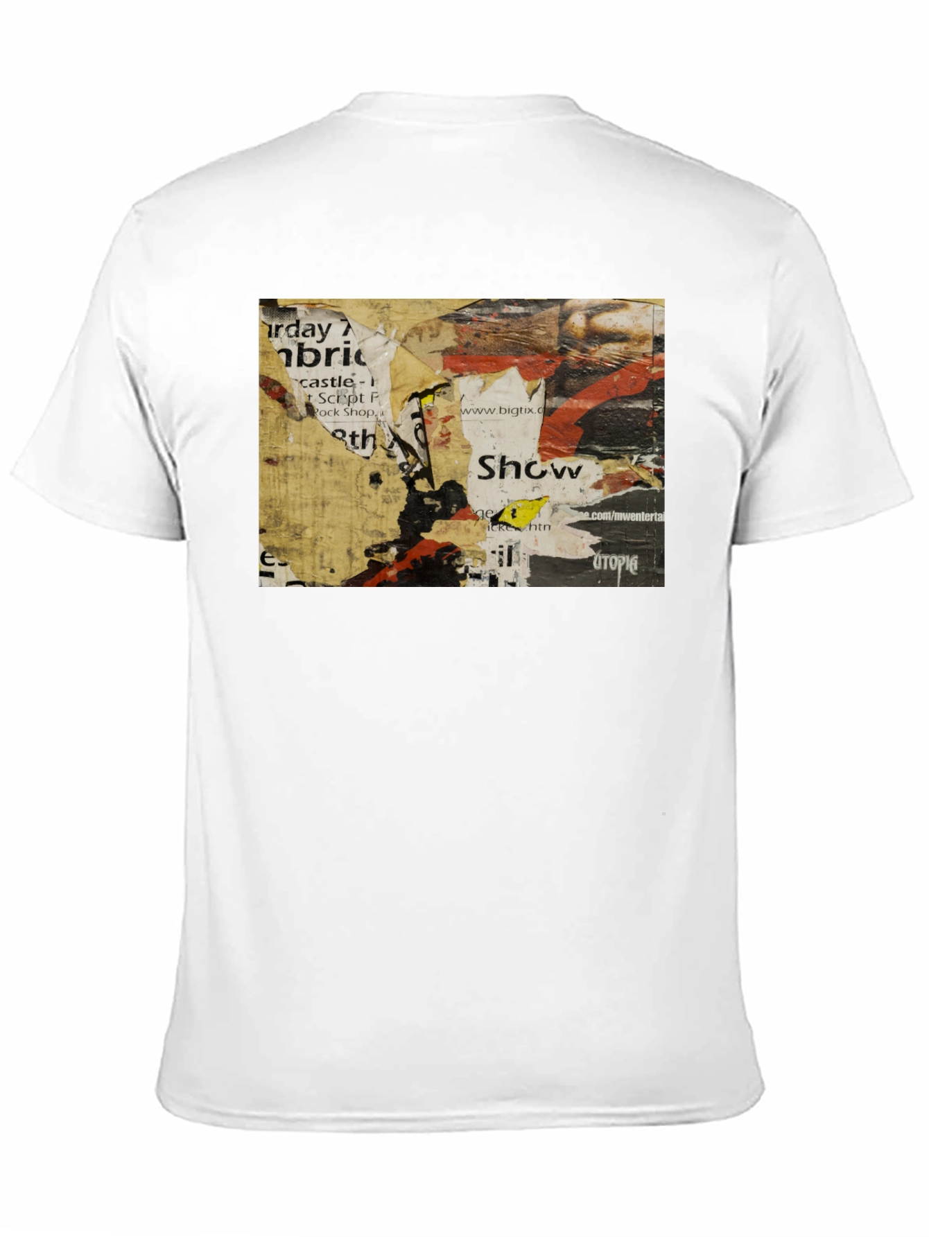 Abstract Urban Art Black T-Shirt