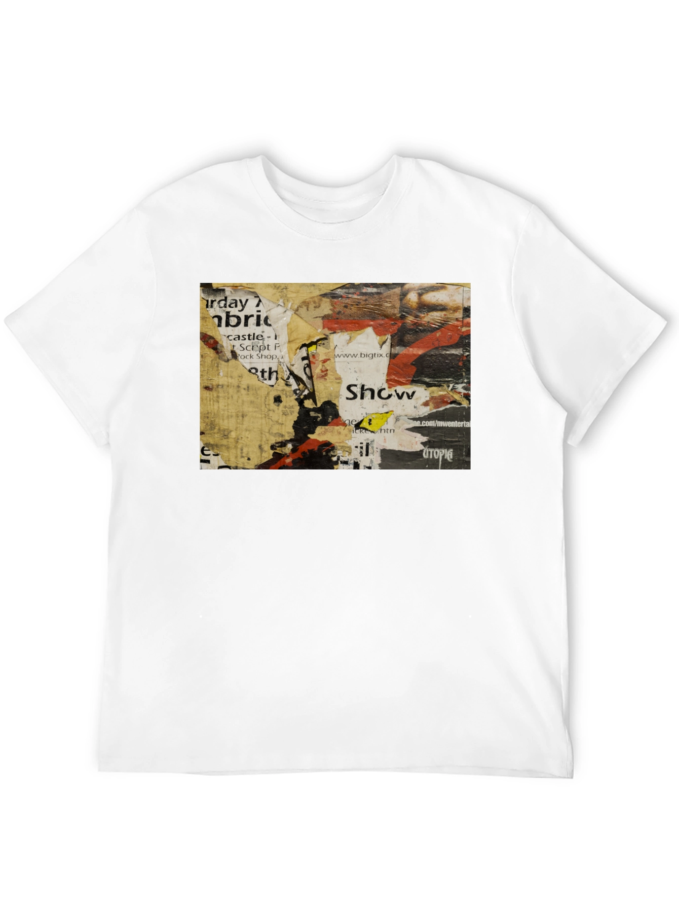 Abstract Urban Art Black T-Shirt