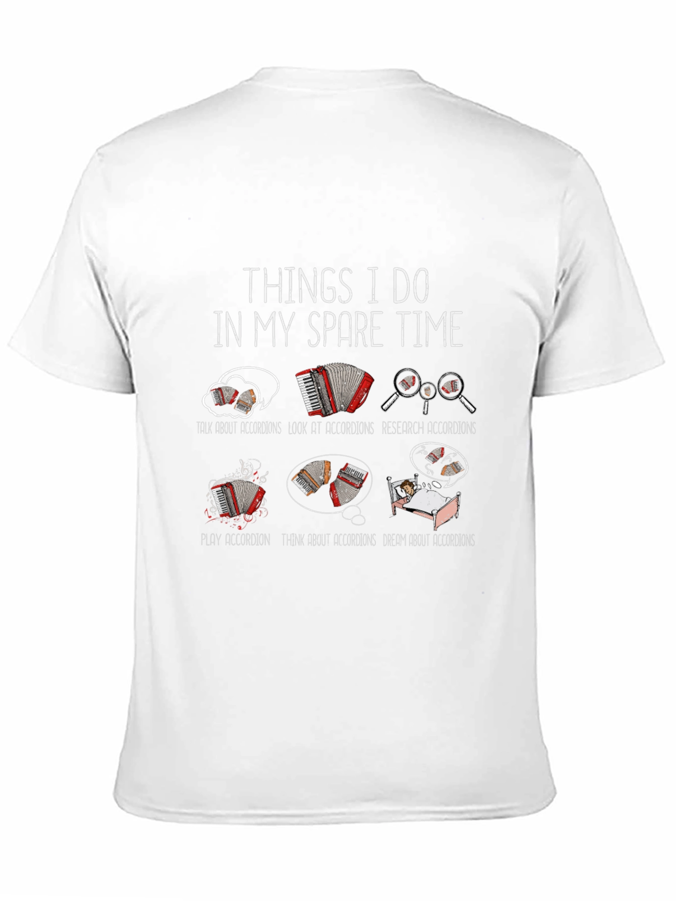 Accordion Lovers T-Shirt - Spare Time Activities