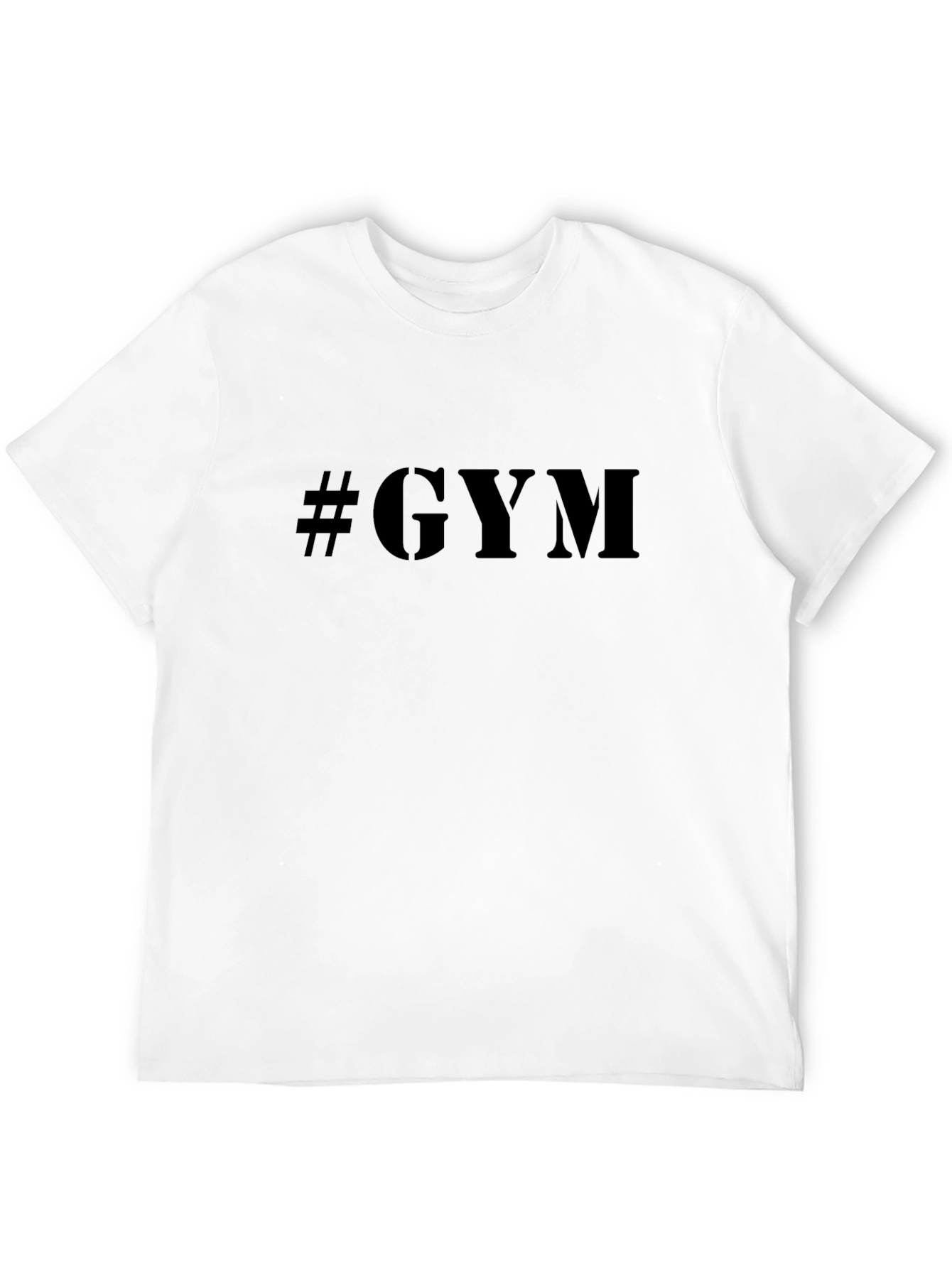 #GYM Mens Black T-Shirt - Workout Motivation Apparel