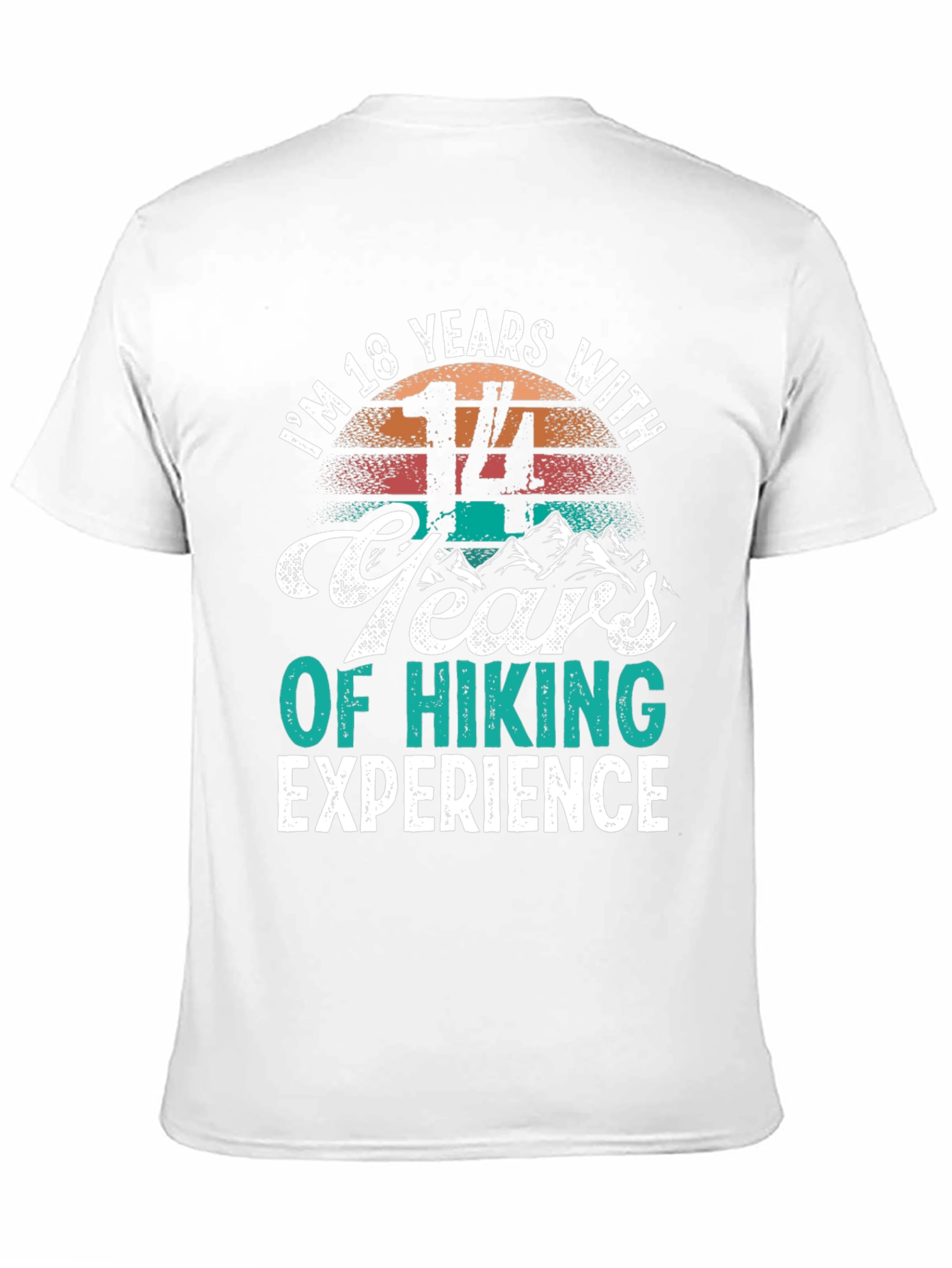 18 Years Old 14 Years Hiking Experience T-Shirt