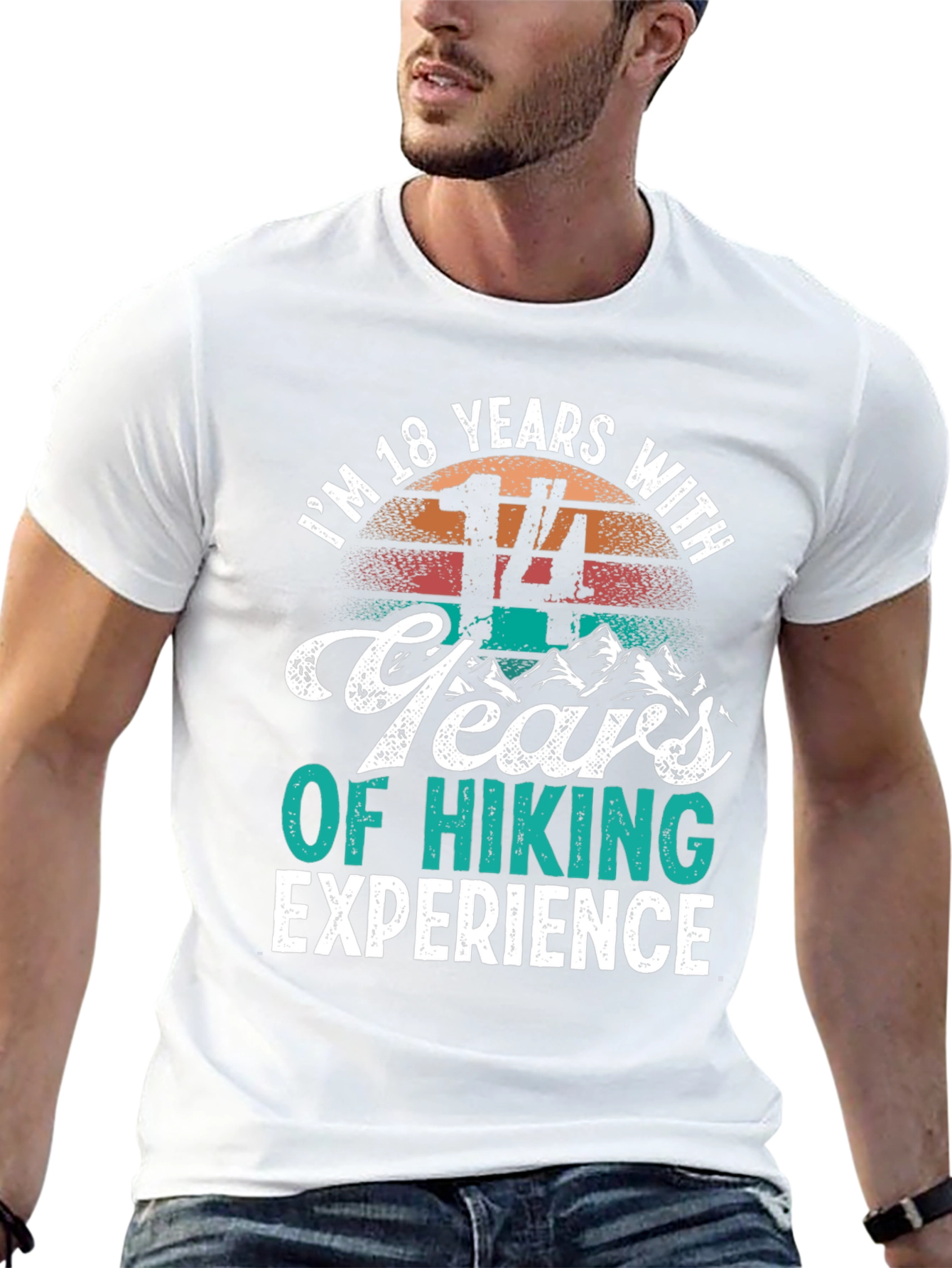 18 Years Old 14 Years Hiking Experience T-Shirt