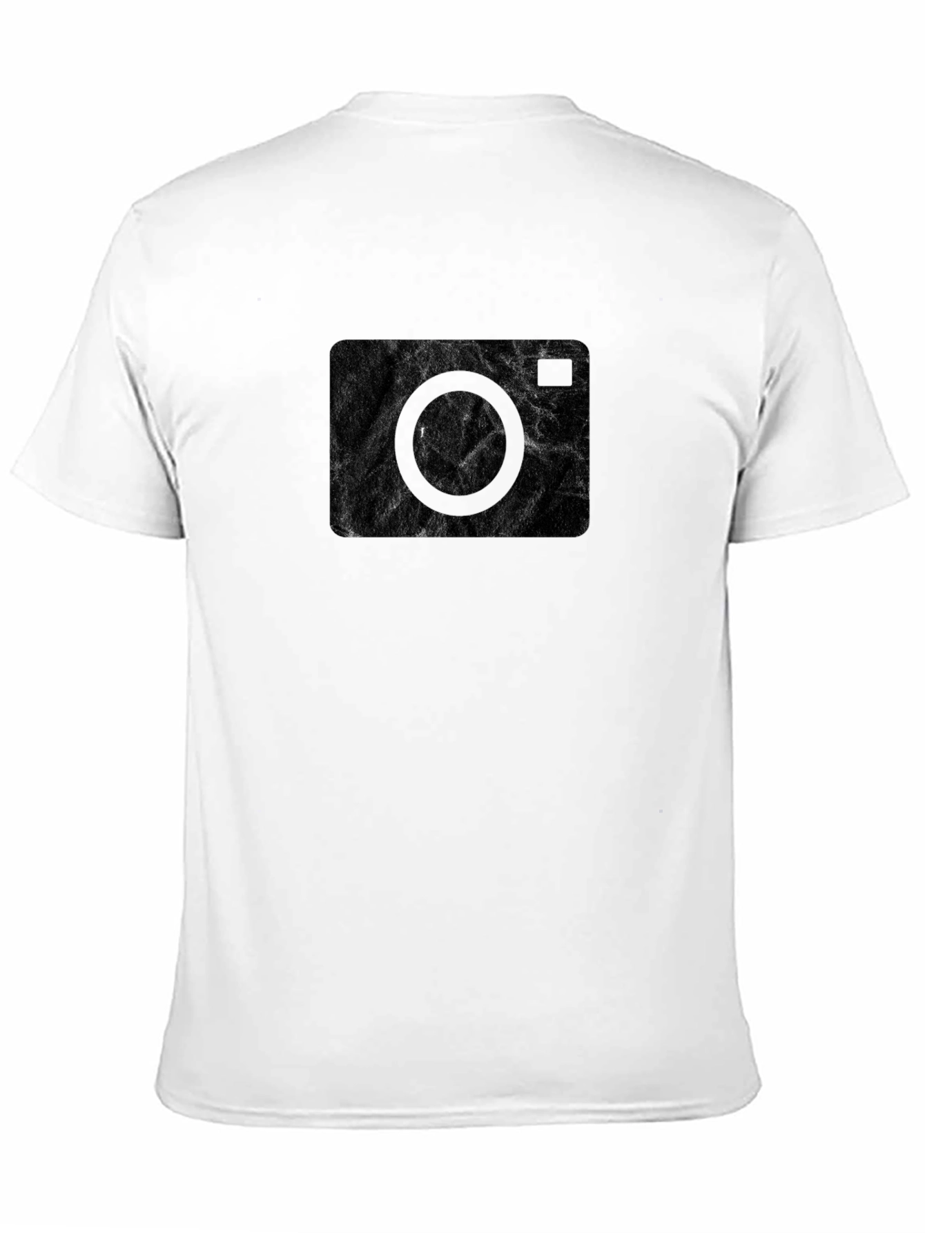 Abstract Camera Graphic Black T-Shirt