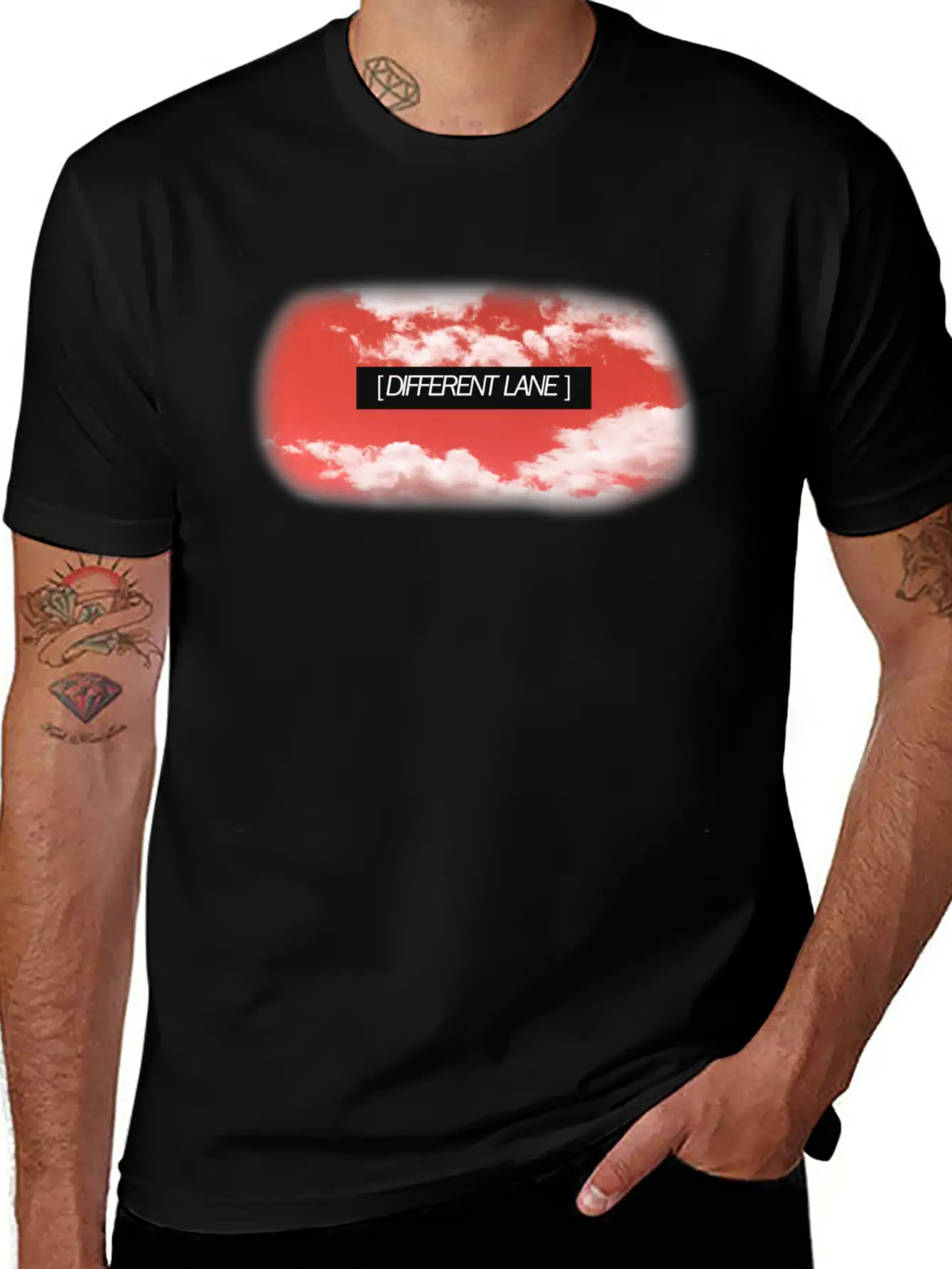 "Red Skies" Soft Cotton Short Sleeve Tee – Unisex Wardrobe Staple