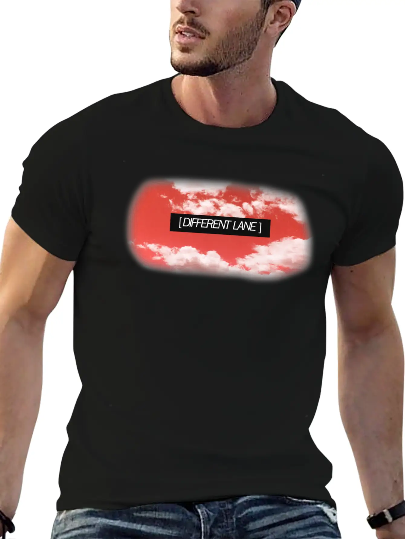 "Red Skies" Soft Cotton Short Sleeve Tee – Unisex Wardrobe Staple
