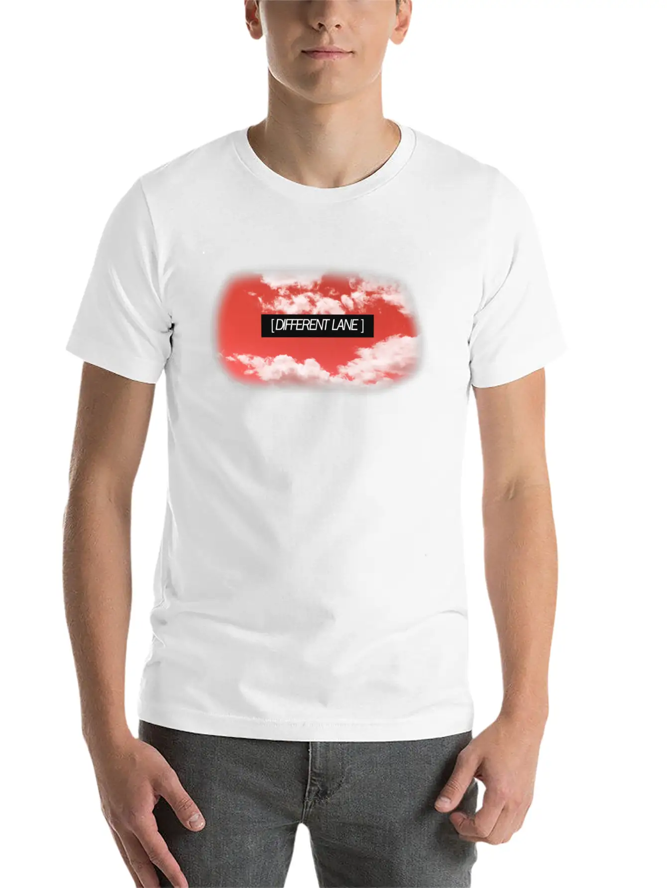"Red Skies" Soft Cotton Short Sleeve Tee – Unisex Wardrobe Staple