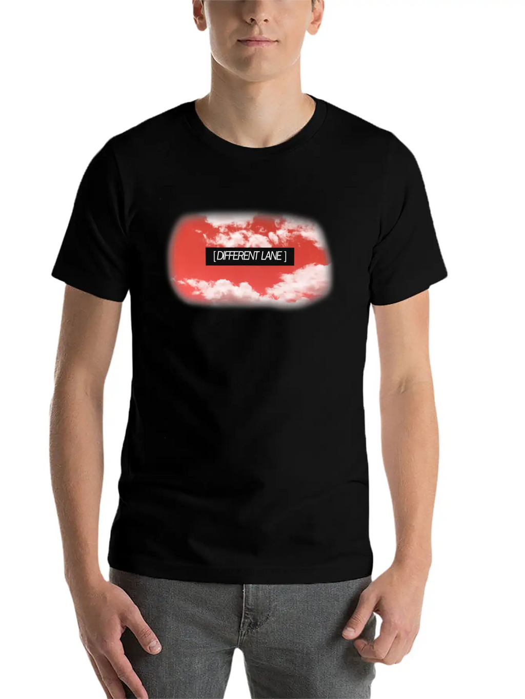 "Red Skies" Soft Cotton Short Sleeve Tee – Unisex Wardrobe Staple