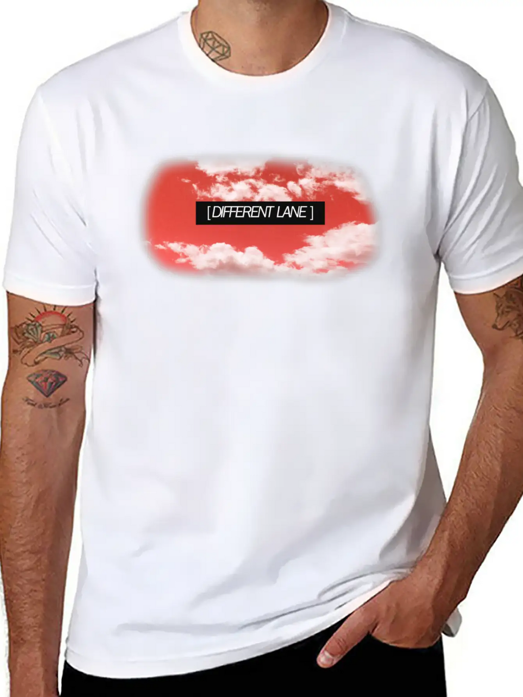 "Red Skies" Soft Cotton Short Sleeve Tee – Unisex Wardrobe Staple